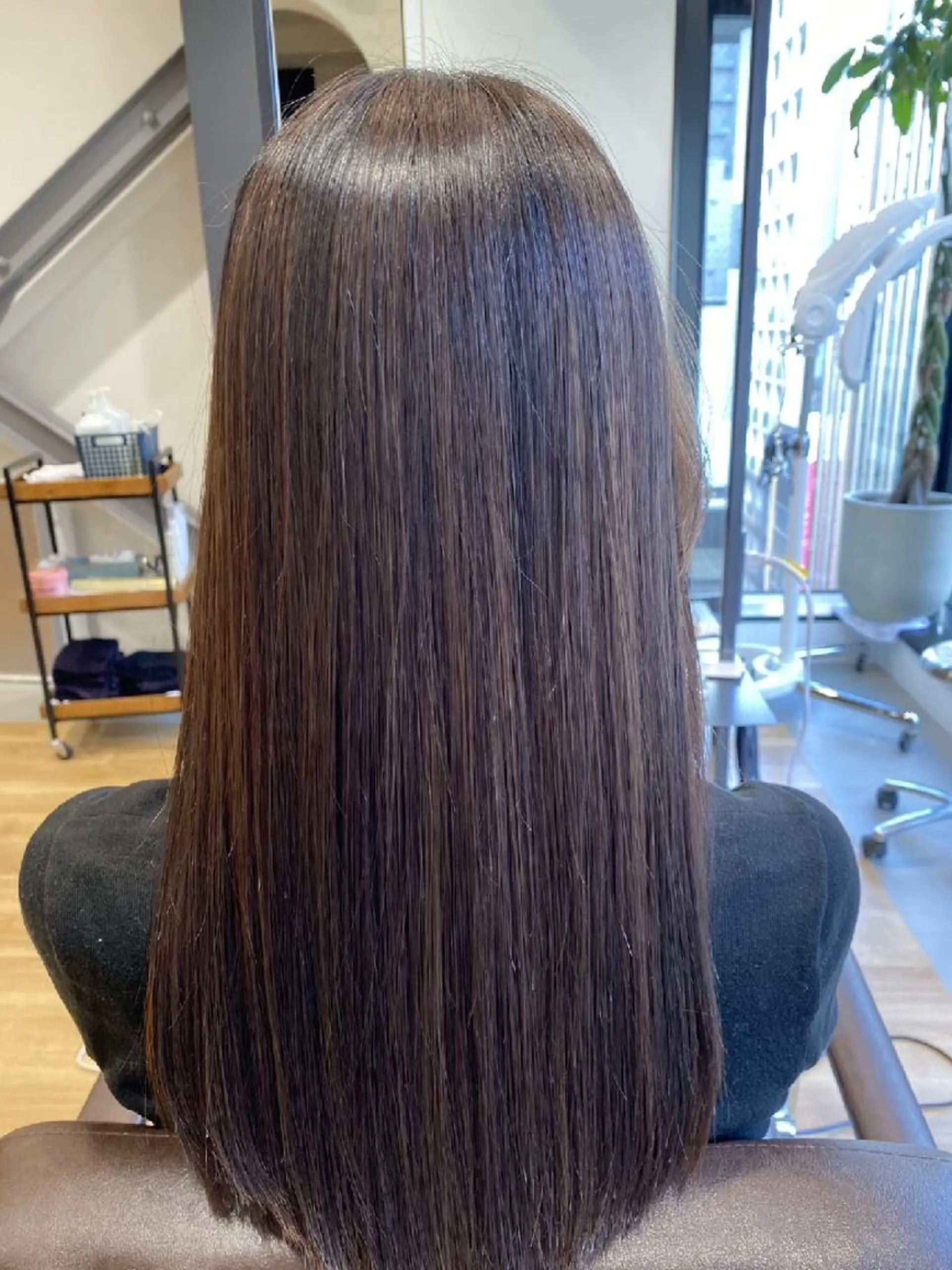 ロング トリートメント 深夜まで営業中‼️ レム髪質改善のヘアスタイル