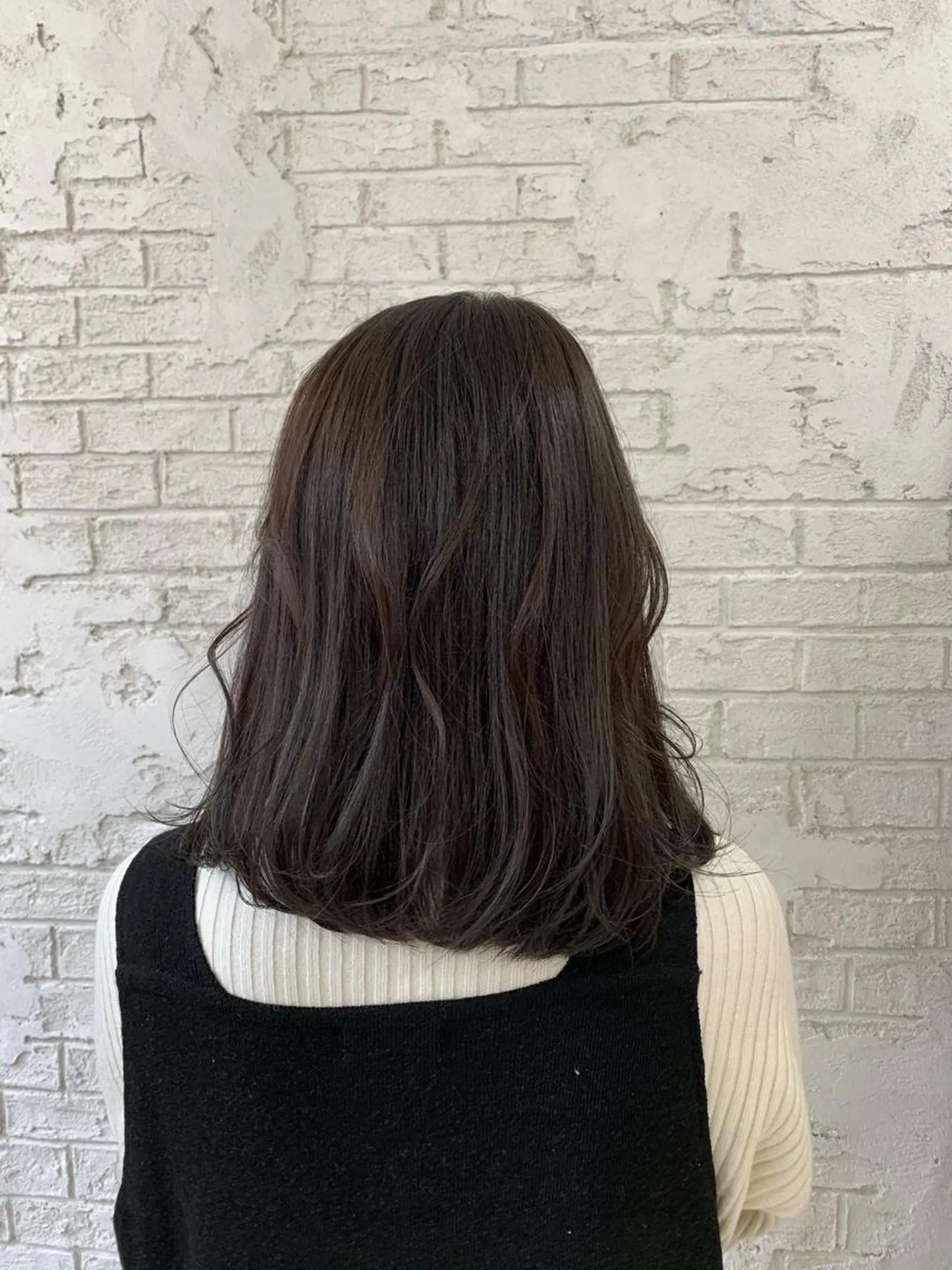 ミディアム カラー ブラウンカラー ショコラブラウン イルミナカラー ブリーチ特化 ハイトーンRYOYAのヘアスタイル