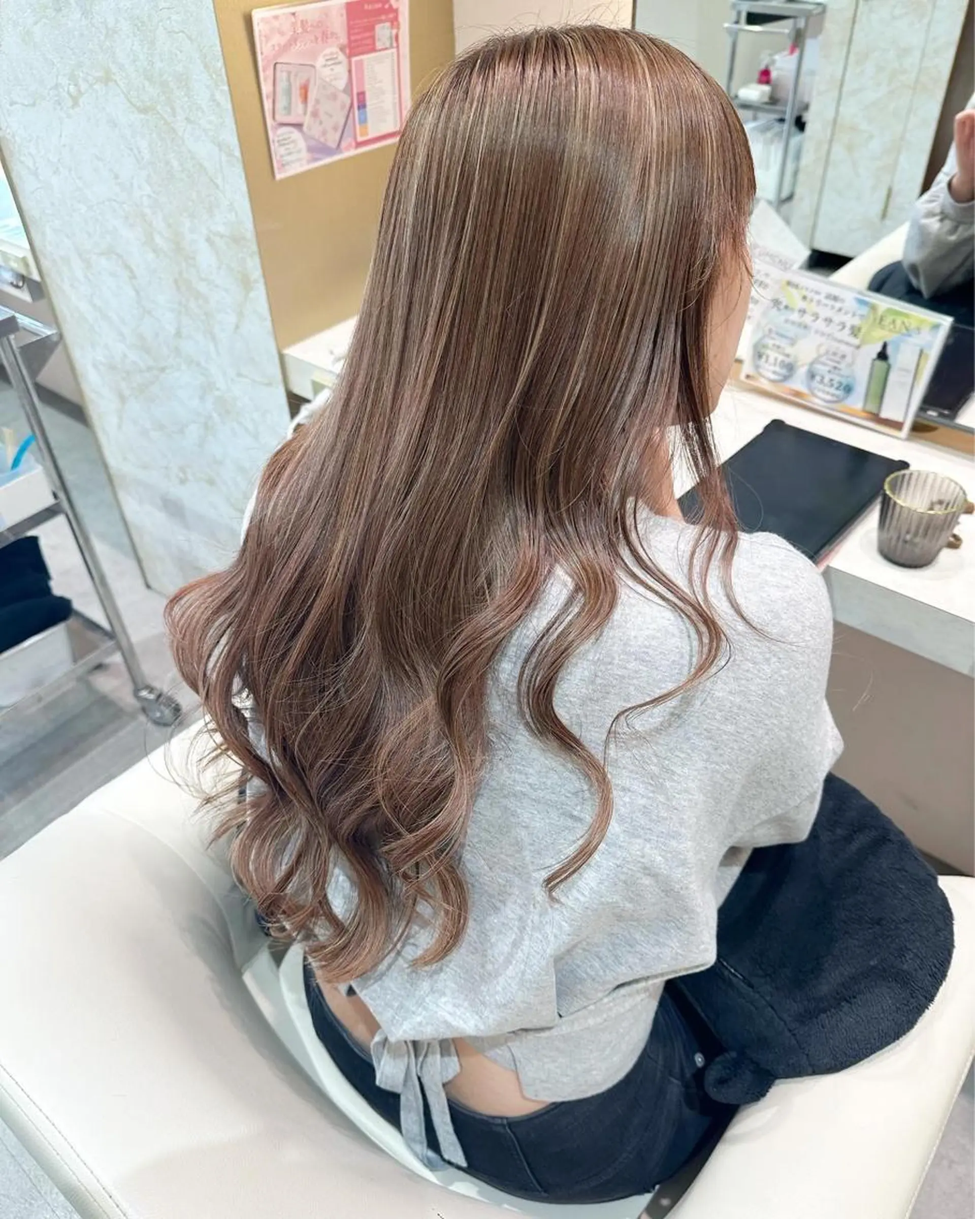 ロング カラー 店長/mao/ 前髪/顔周りカットのヘアスタイル