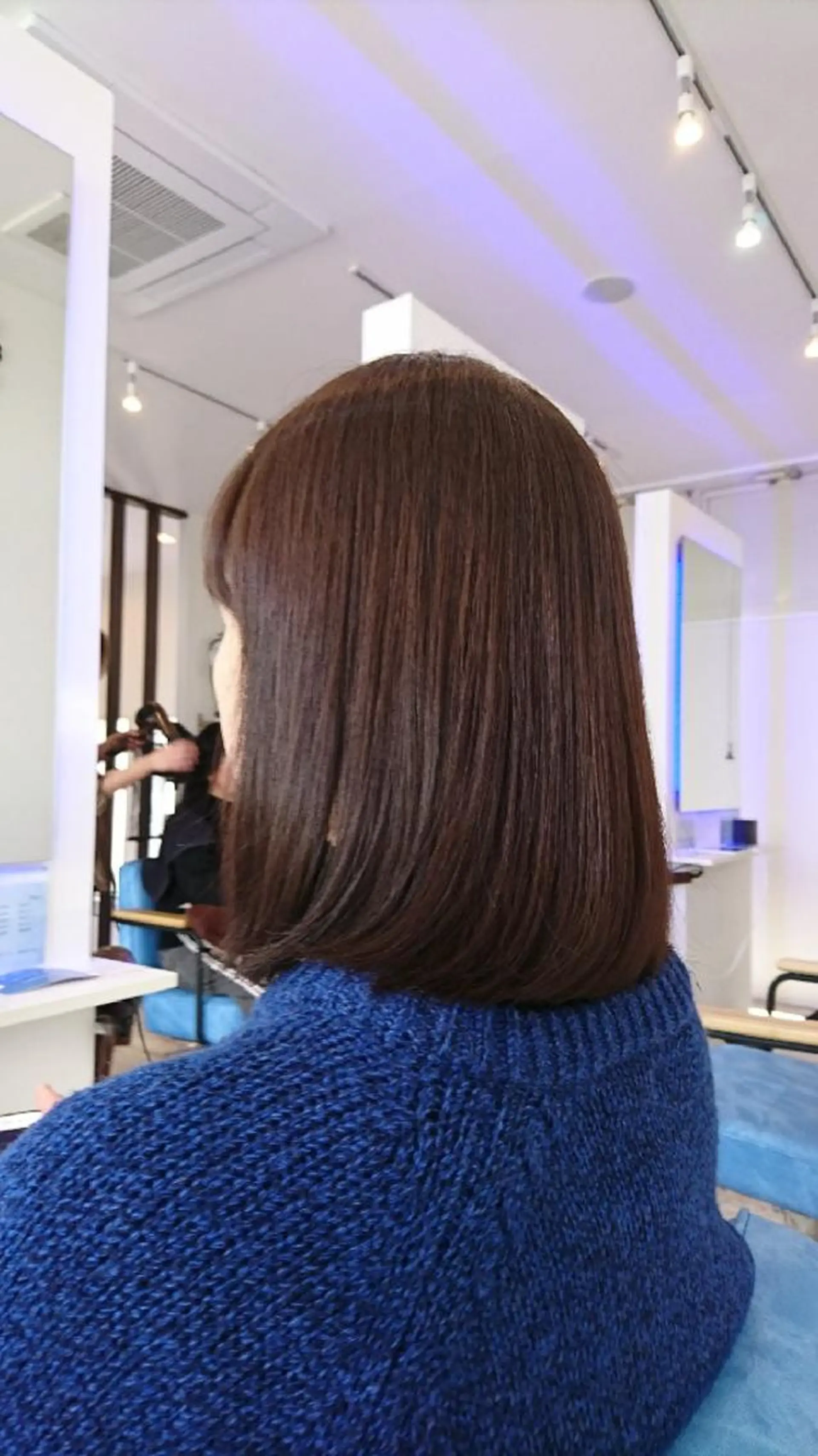 ミディアム カラー ブラウンカラー 中嶌 健一のヘアスタイル