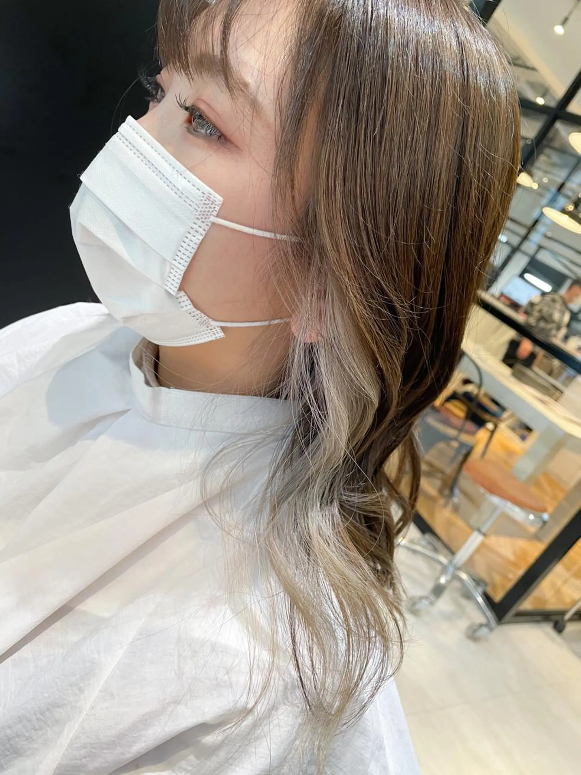 セミロング コトネ🫧 韓国風レイヤーカットのヘアスタイル