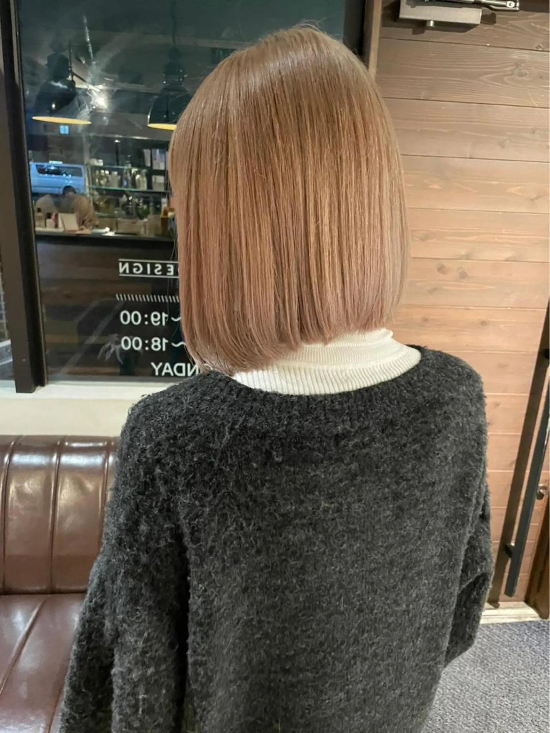 カラー ベージュカラー ミルクティーベージュ 木村 朱里のヘアスタイル