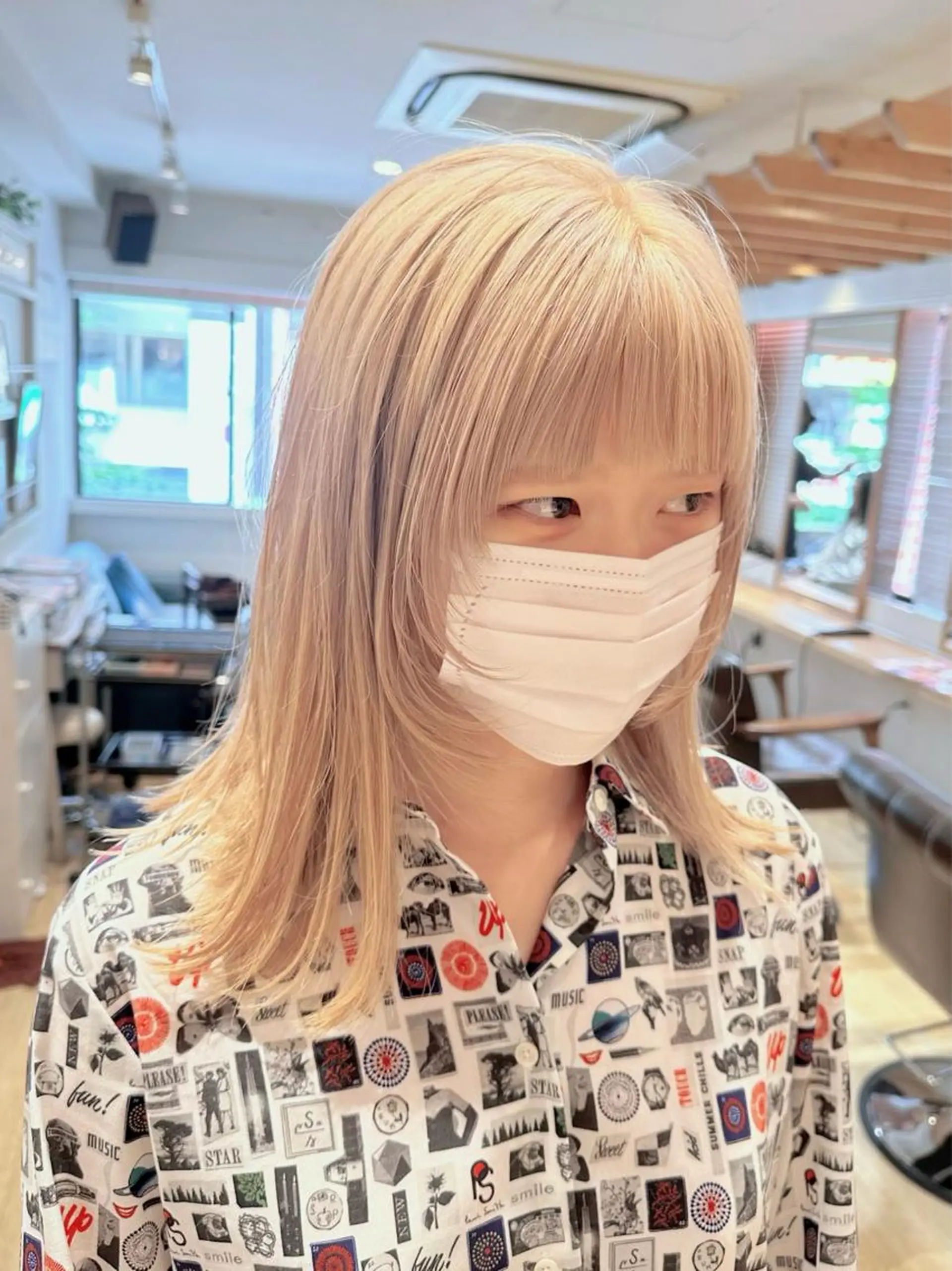 セミロング カット ヘアカラー トリートメント 新宿 木下拓哉のヘアスタイル