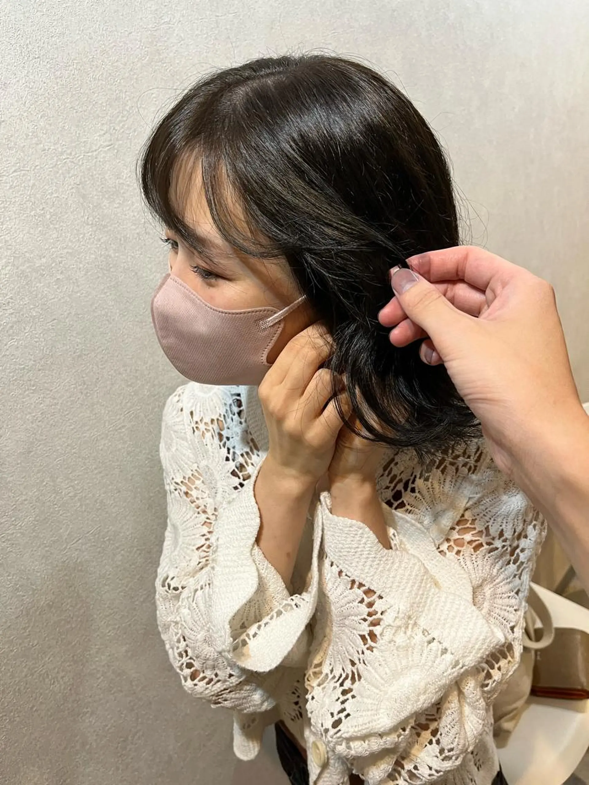 ミディアム カラー ダブルカラー 新宿のヘアスタイル