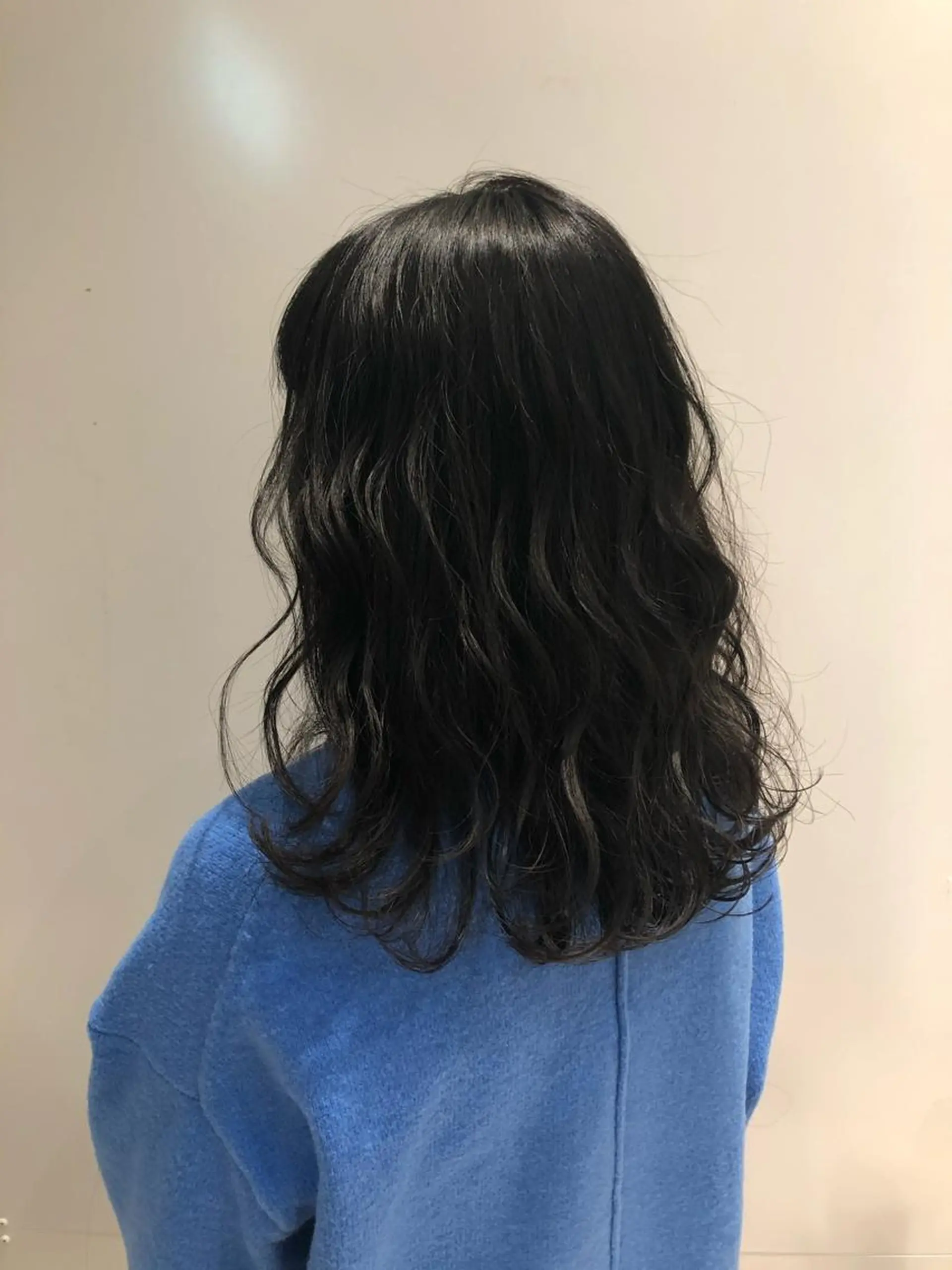 セミロング カラー 堀切 舞のヘアスタイル