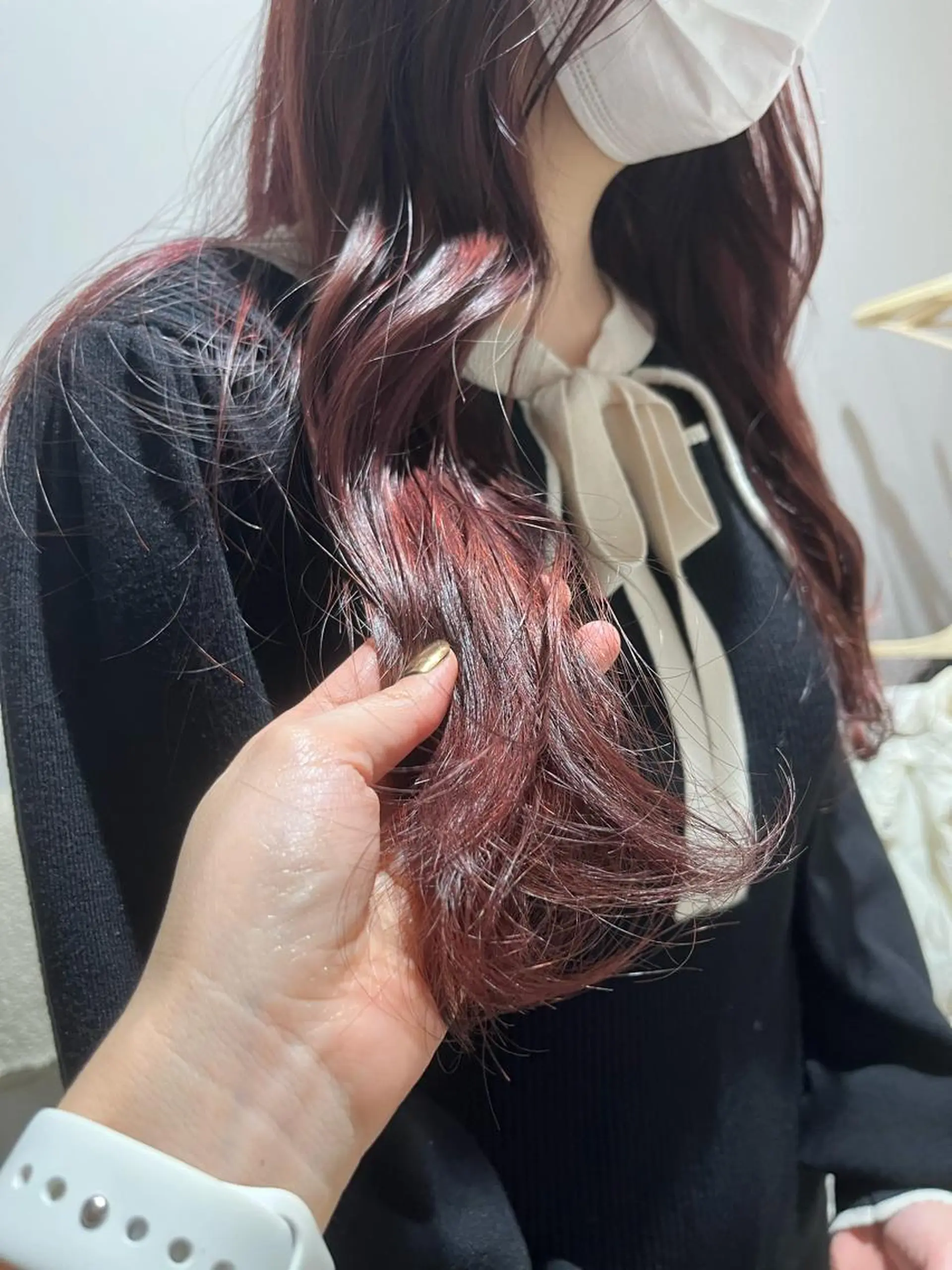 カラー MINX The pass所属・透明感ケアカラー/ レイヤー/ryokaのヘアスタイル