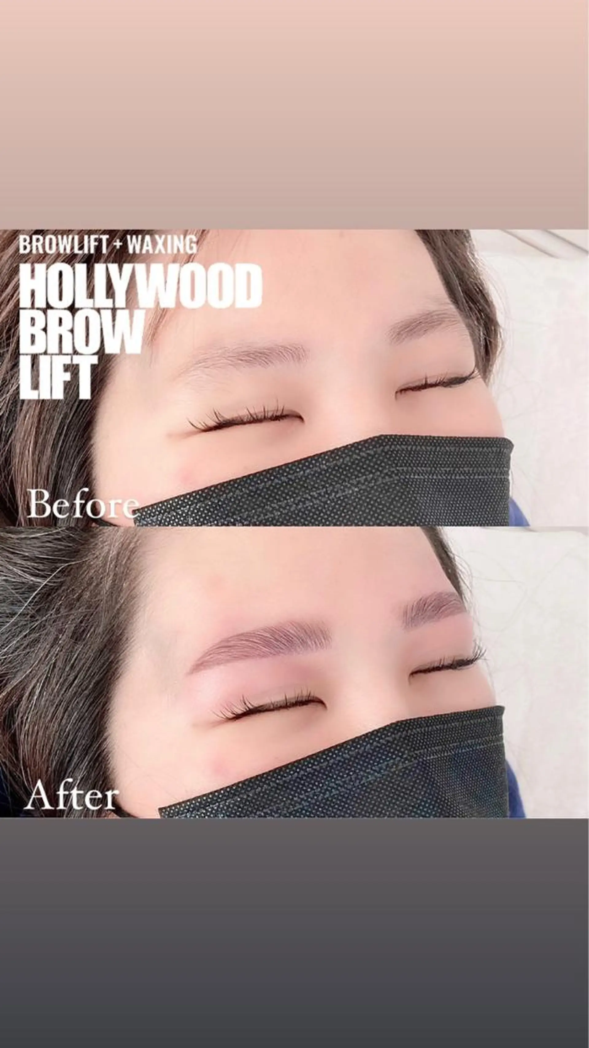 アイブロウ ハリウッドブロウリフト 眉毛ワックス脱毛 ワックス脱毛 その他(アイブロウ) Three 👑まつげ＆眉の眉毛・アイブロウイメージ