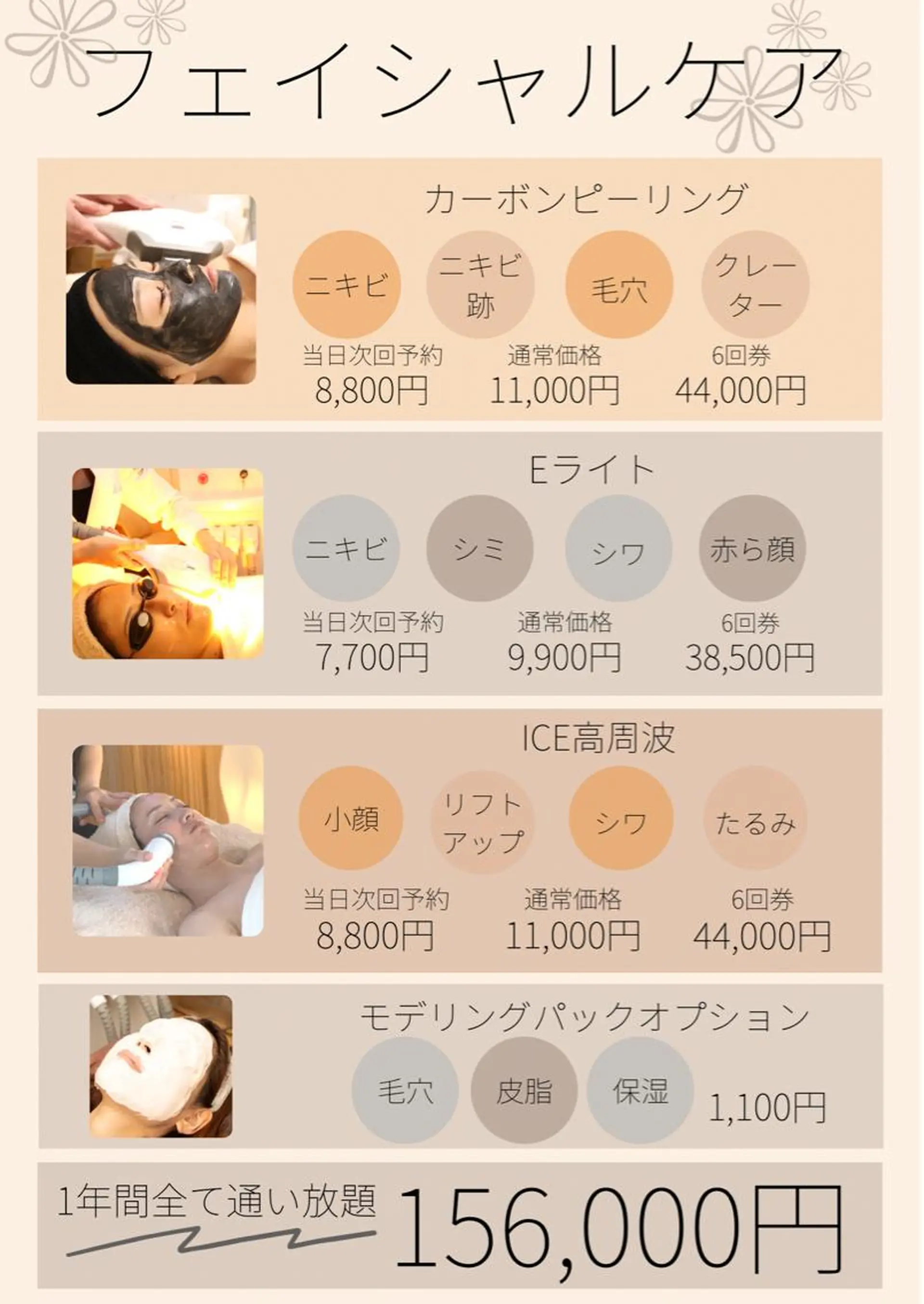 メンズ 男女同額完全個室脱毛 LEPIA内田のエステ・リラクイメージ