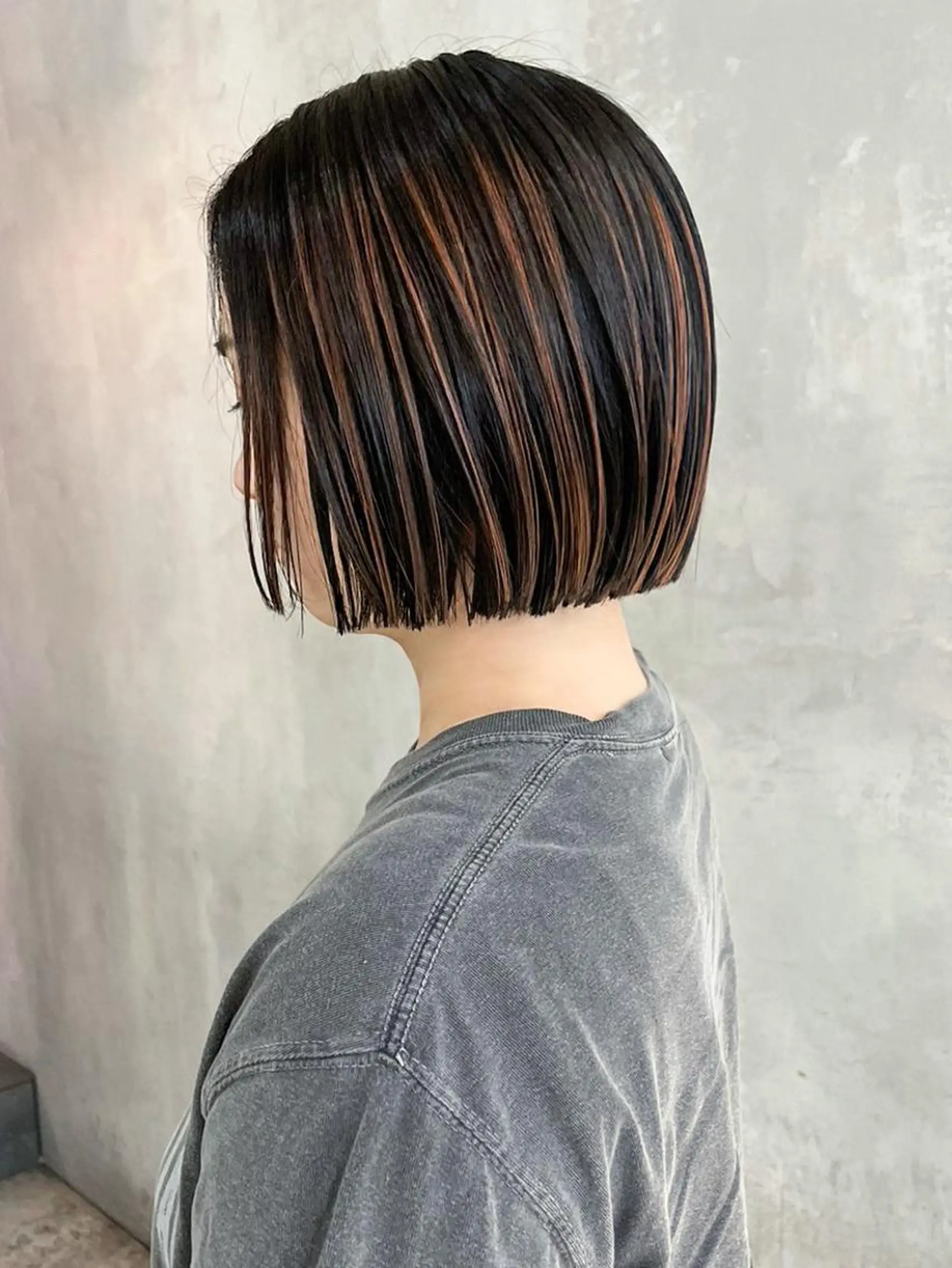 カラー ショート ベージュカラー オリーブベージュ カット ヘアカラー トリートメント ITbyALBUM 松戸のヘアスタイル