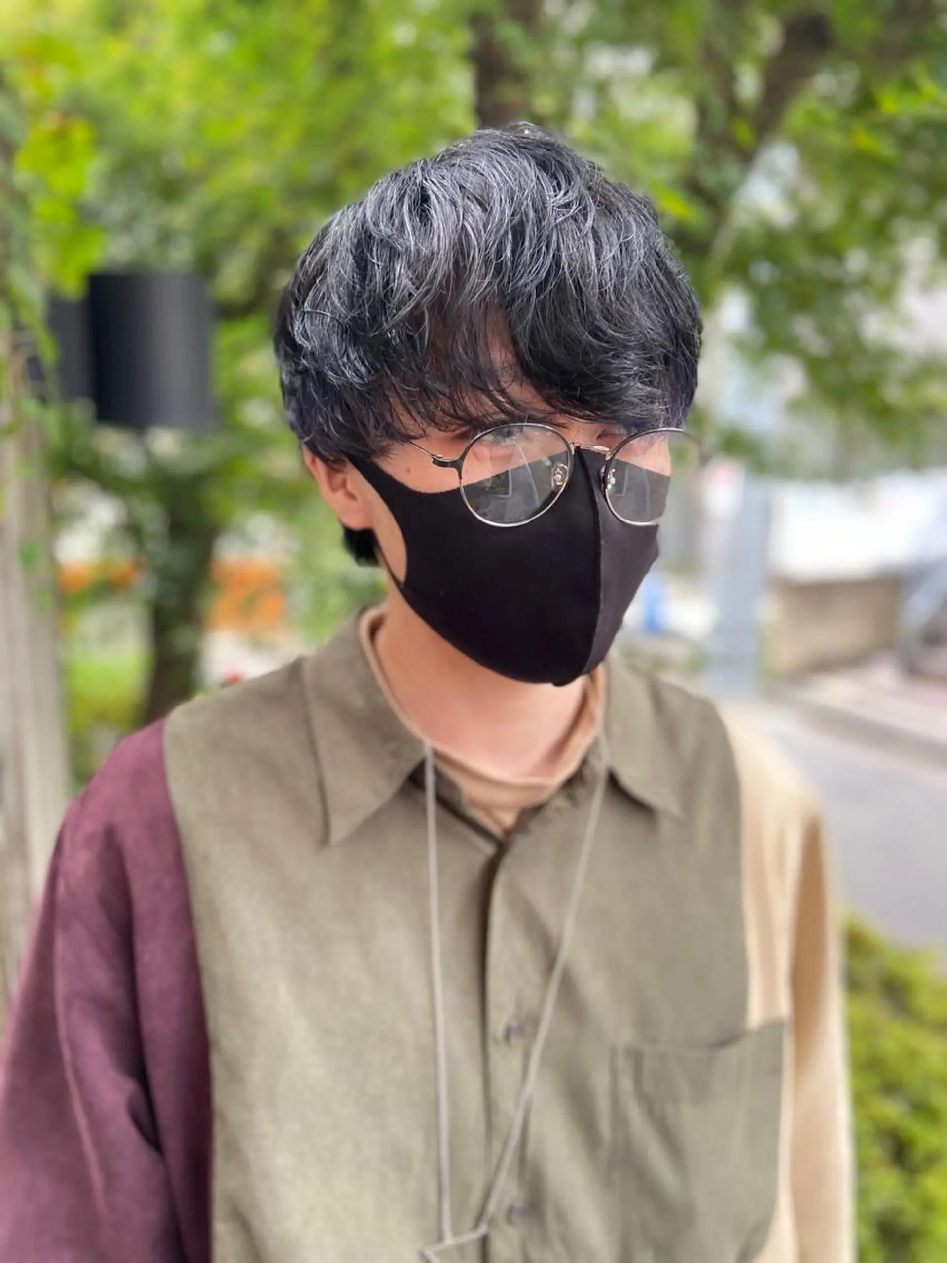 ショート カラー パーマ ヘアアレンジ メンズ メンズインナーカラー インナーカラー トリートメント CHIC share salon所属・ちこ .のヘアスタイル