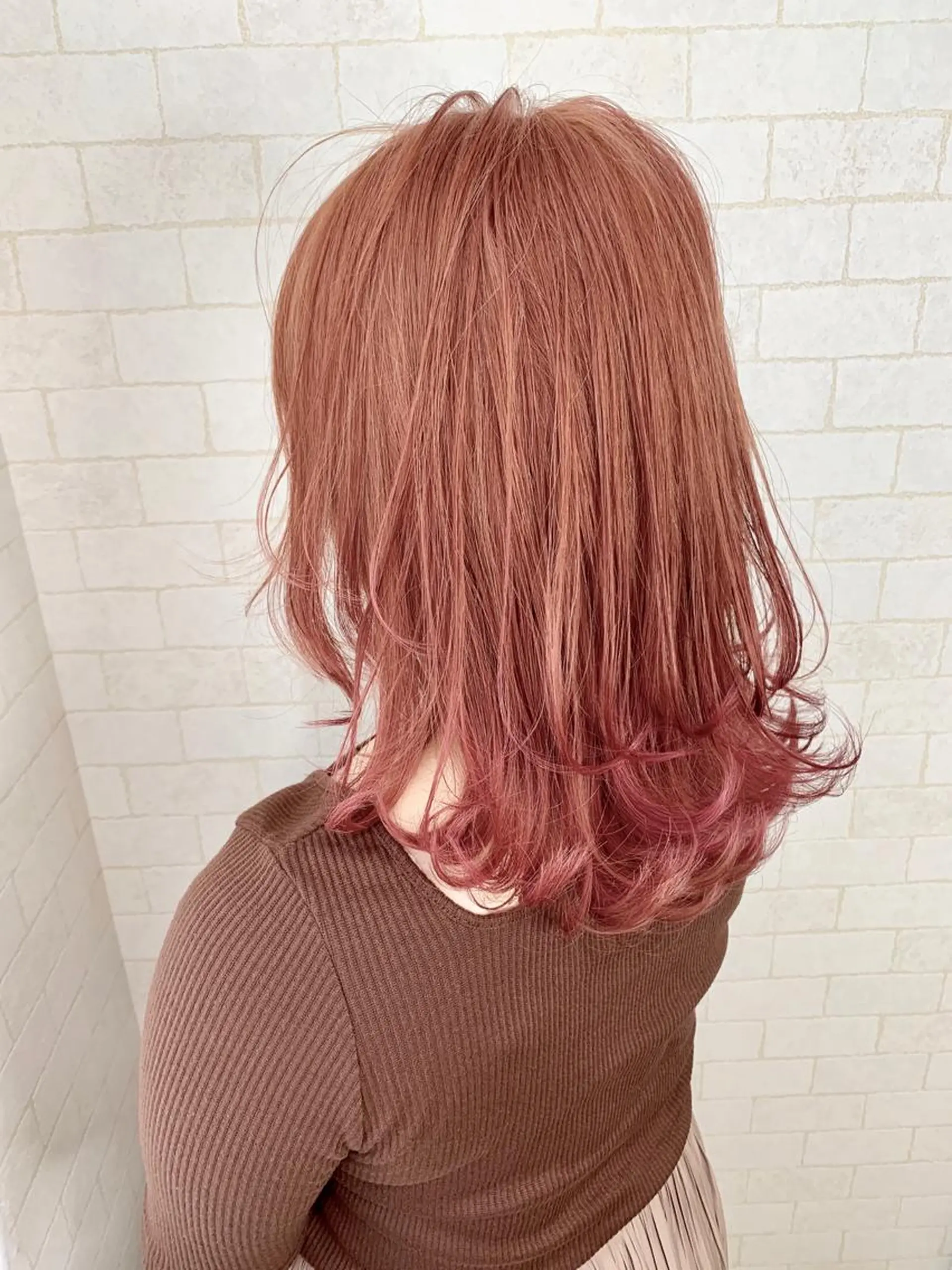 セミロング カラー 神野 雅樹のヘアスタイル