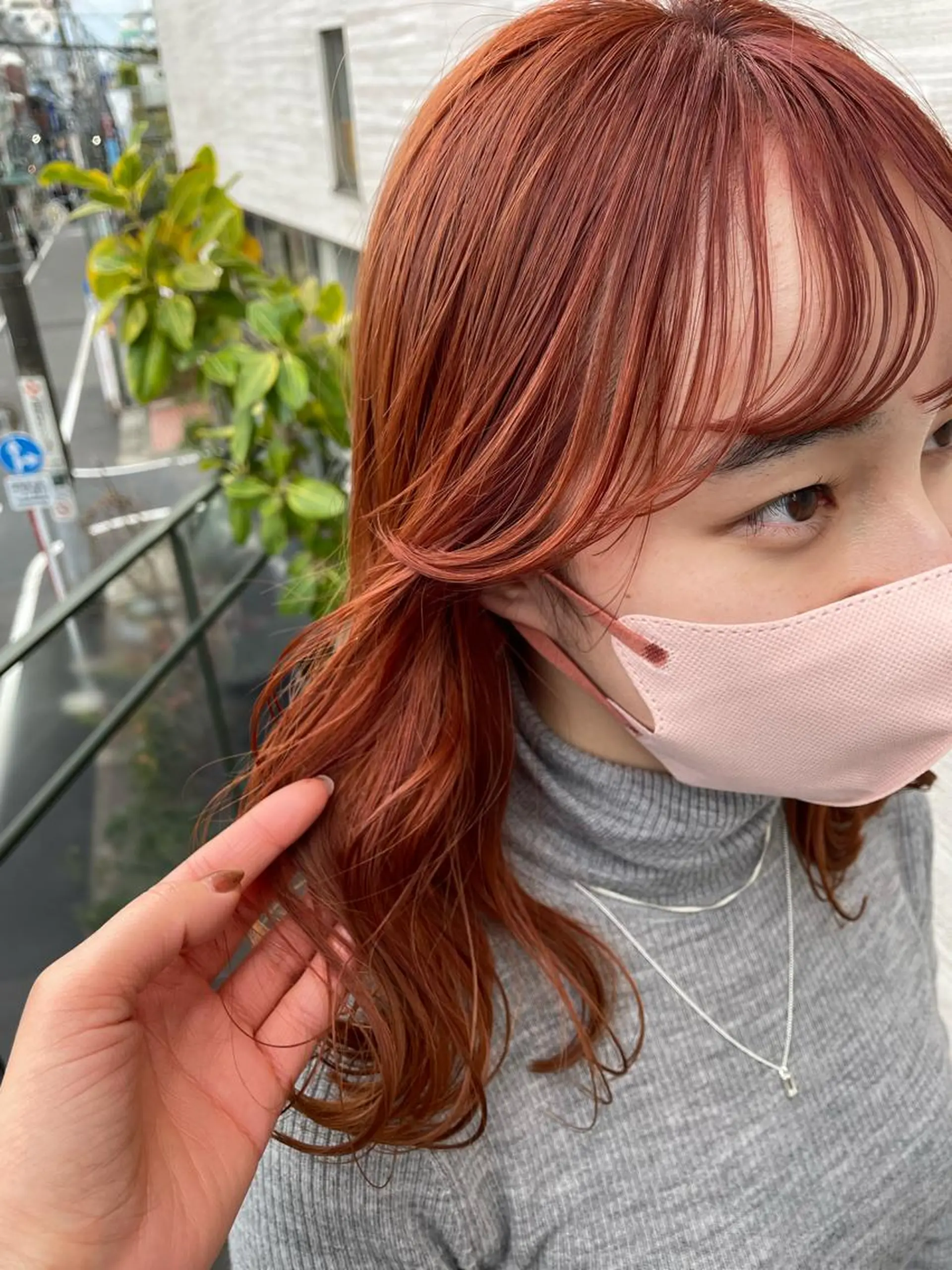 セミロング ヘアカラー 韓国風/オシャレ /縮毛矯正/滝口琴未のヘアスタイル