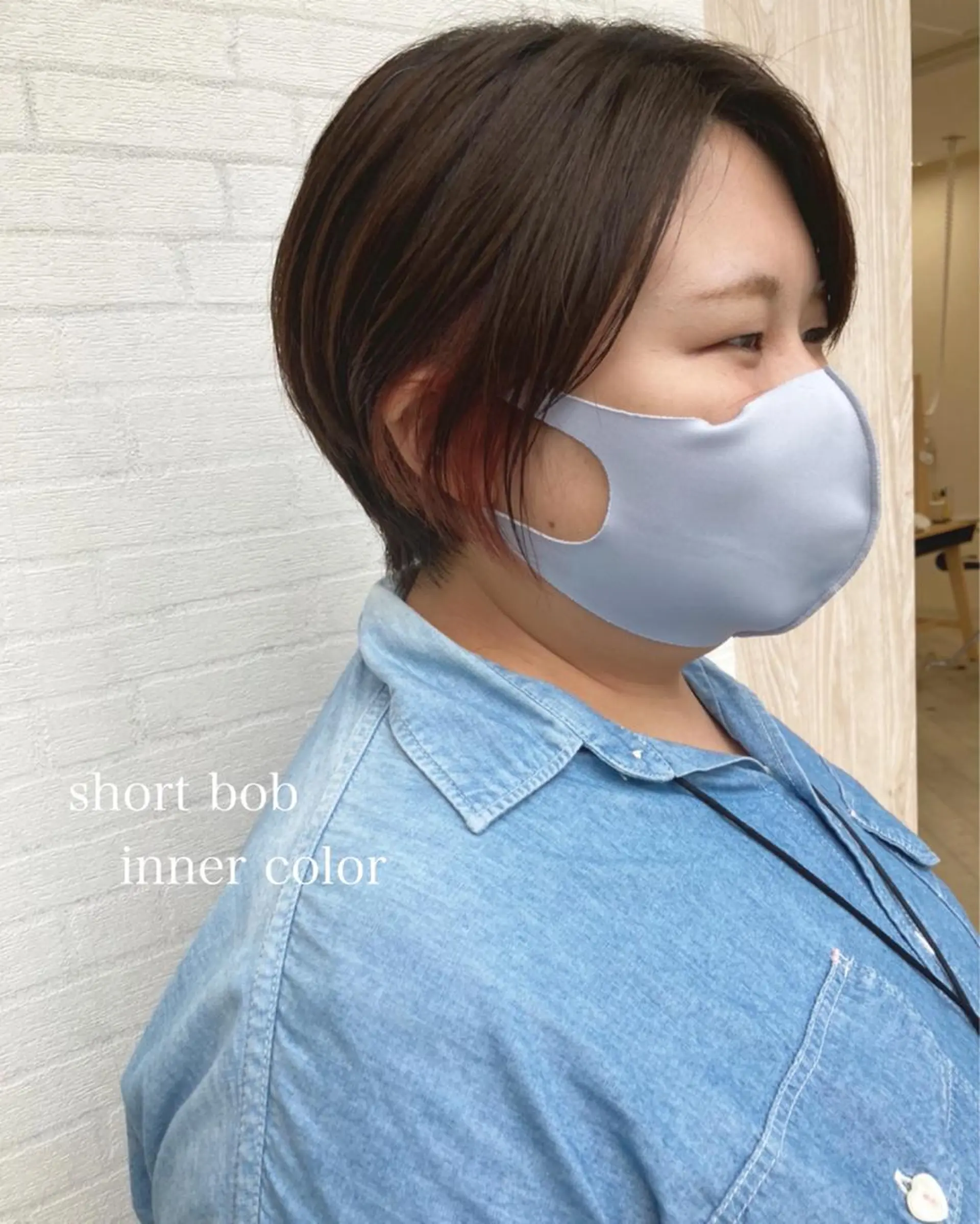 ショート カラー 切りっぱなしボブ ショートボブ ハンサムショート ブリーチ イヤリングカラー カット ヘアカラー トリートメント 初めてのショート お任せください✂️のヘアスタイル