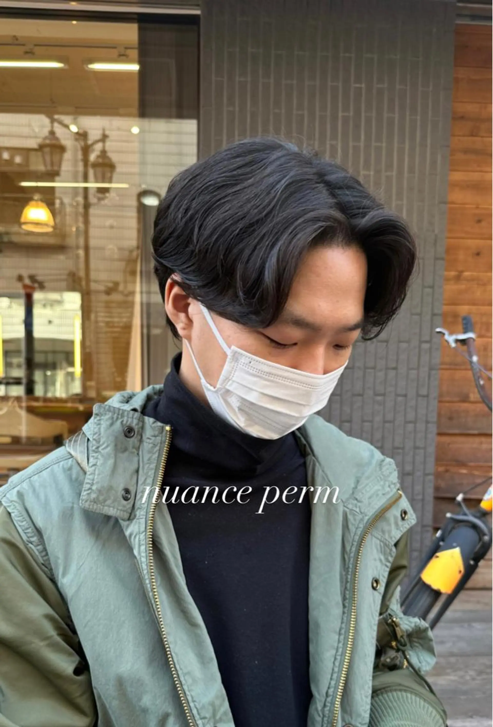 ショート パーマ メンズ メンズパーマ ニュアンスパーマ パーマ職人 渡邊　優雅のヘアスタイル