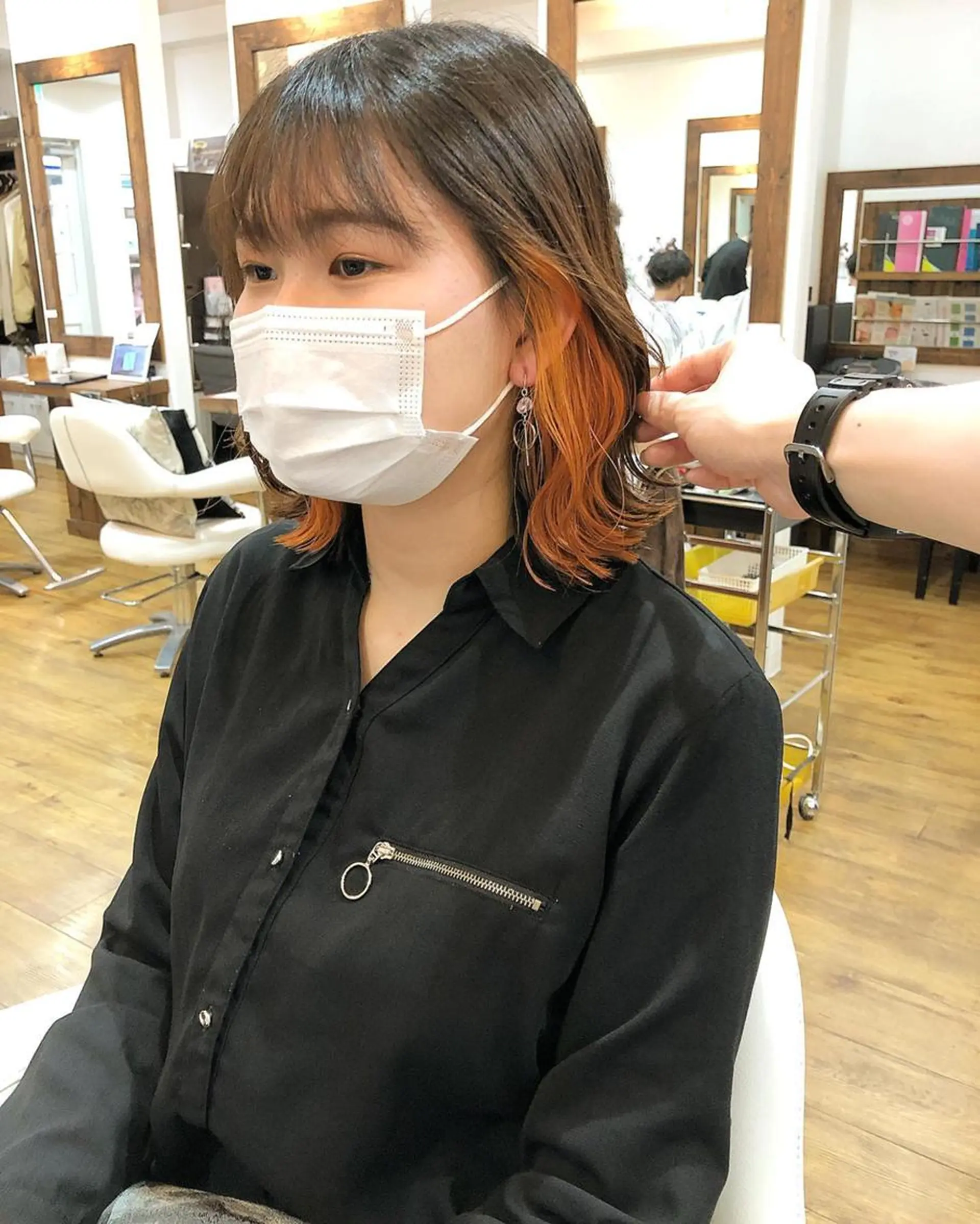 カラー アディクシーカラー アッシュ ブリーチ ダブルカラー グラデーションカラー 🌈ハイトーン/ ワタル🌈のヘアスタイル