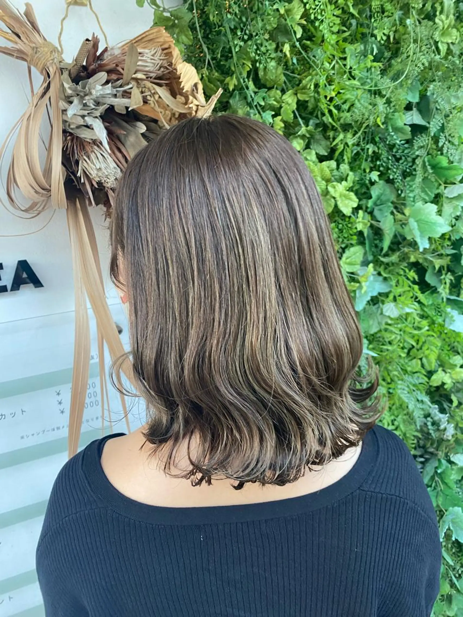 ミディアム カラー ヘアカラー 透明感カラー/韓国 ヘア🩶yuri🩵のヘアスタイル