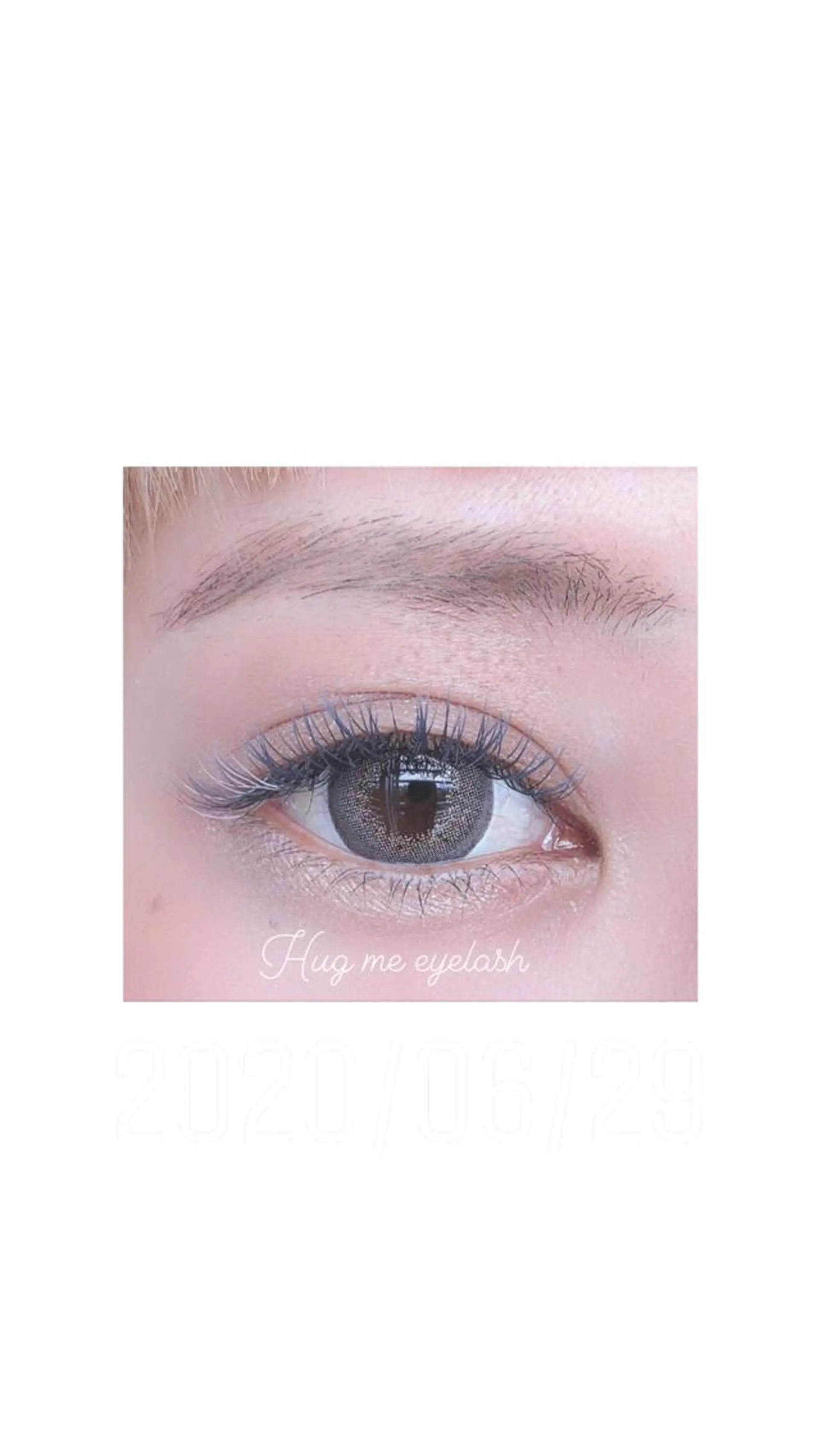 マツエク・マツパ フラットラッシュ マツエク Hug me eyelashのマツエク・マツパデザイン