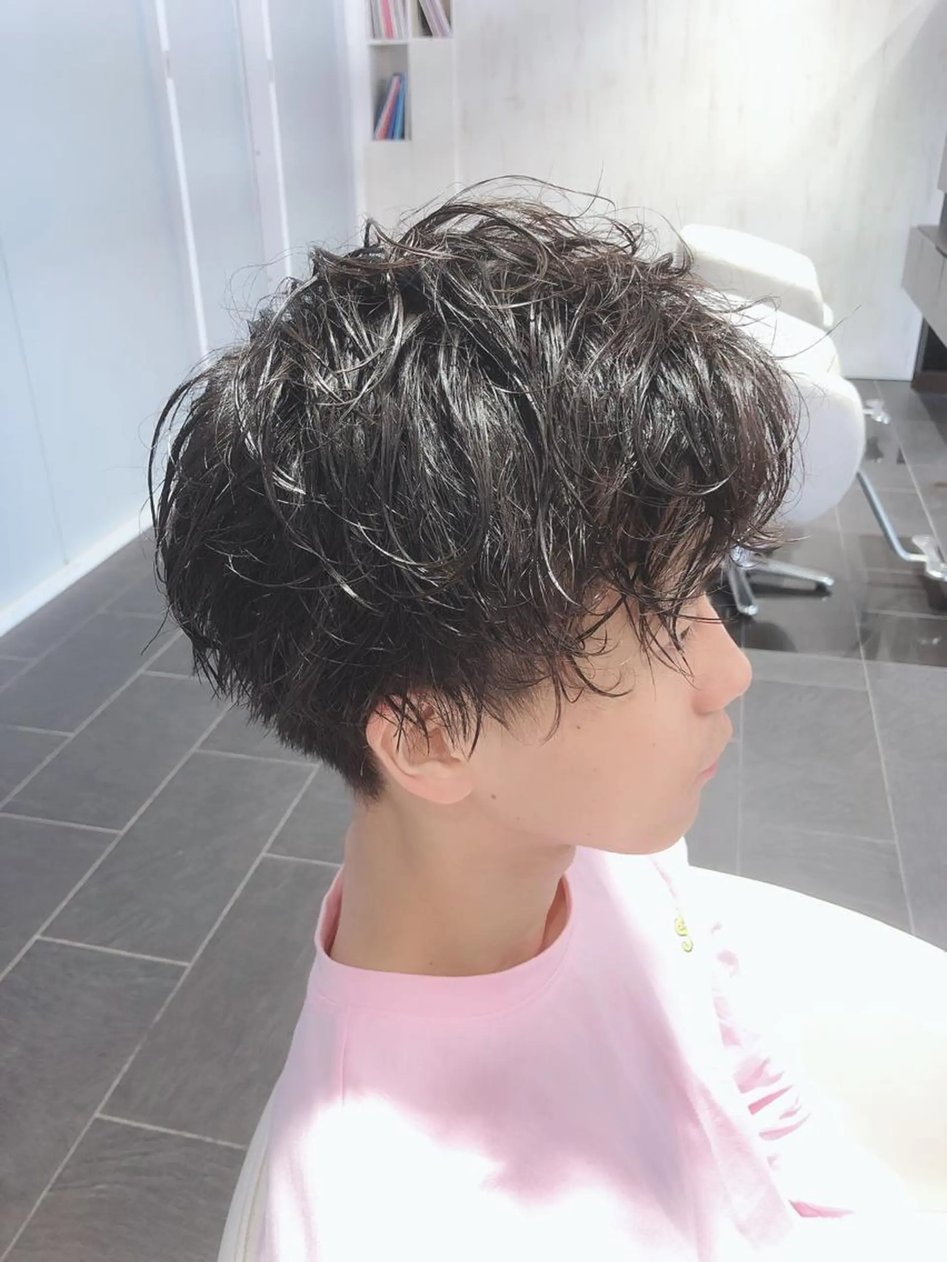 パーマ 岡 大斗のヘアスタイル