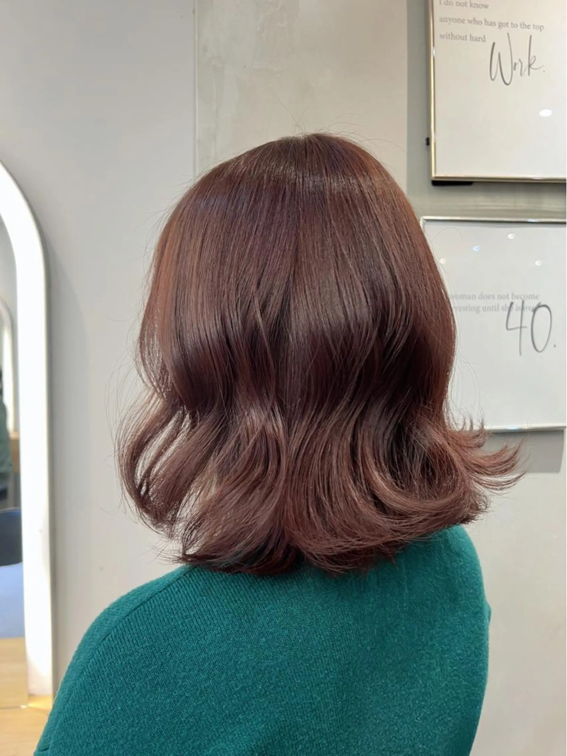 ミディアム カット ヘアカラー トリートメント ♡可愛い艶髪特化♡ 艶髪先生のヘアスタイル