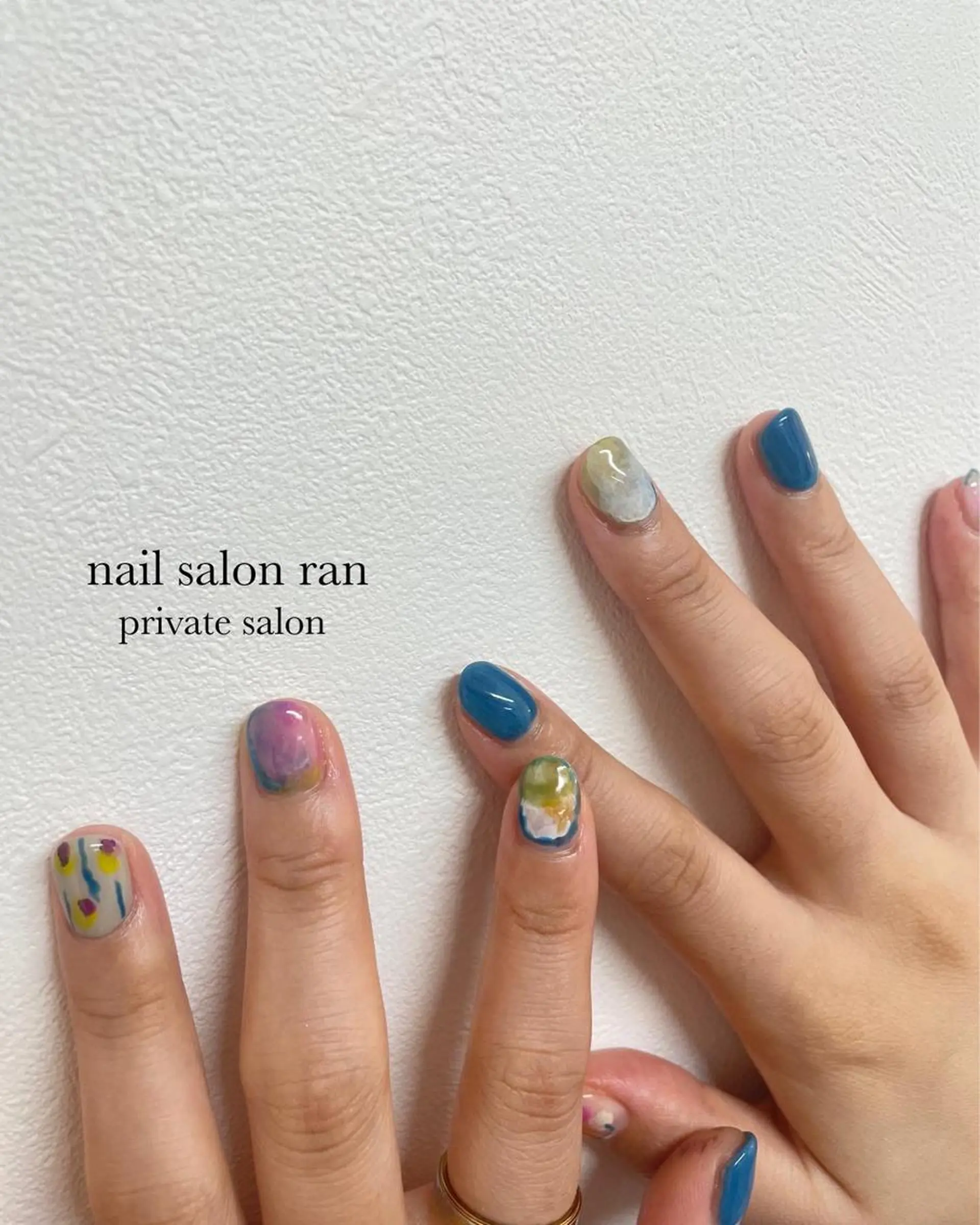 ネイル ニュアンスネイル nailsalon ranのネイルデザイン