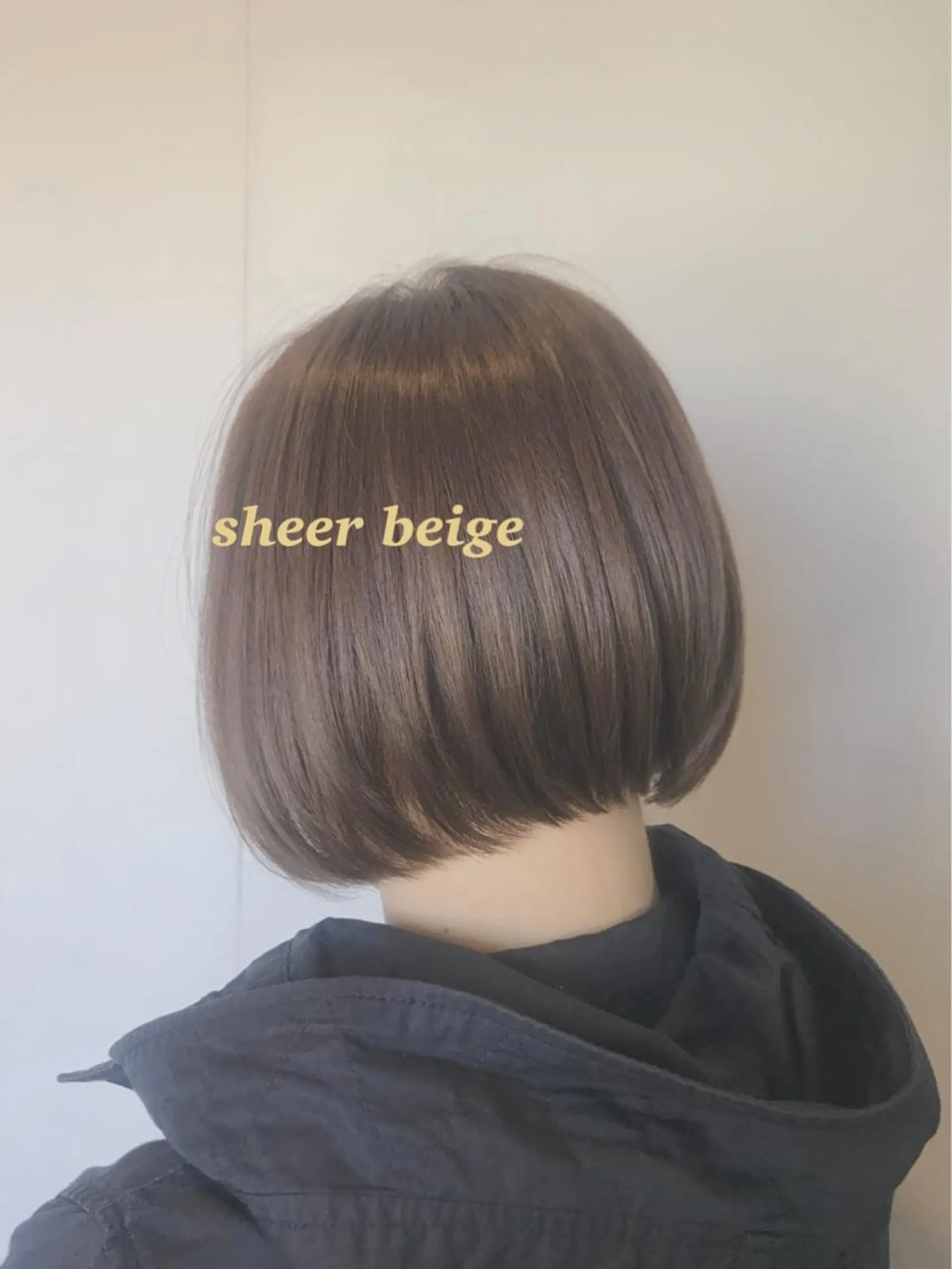 ショート カラー ヘアアレンジ ベージュカラー topstylist 芳賀みなみのヘアスタイル