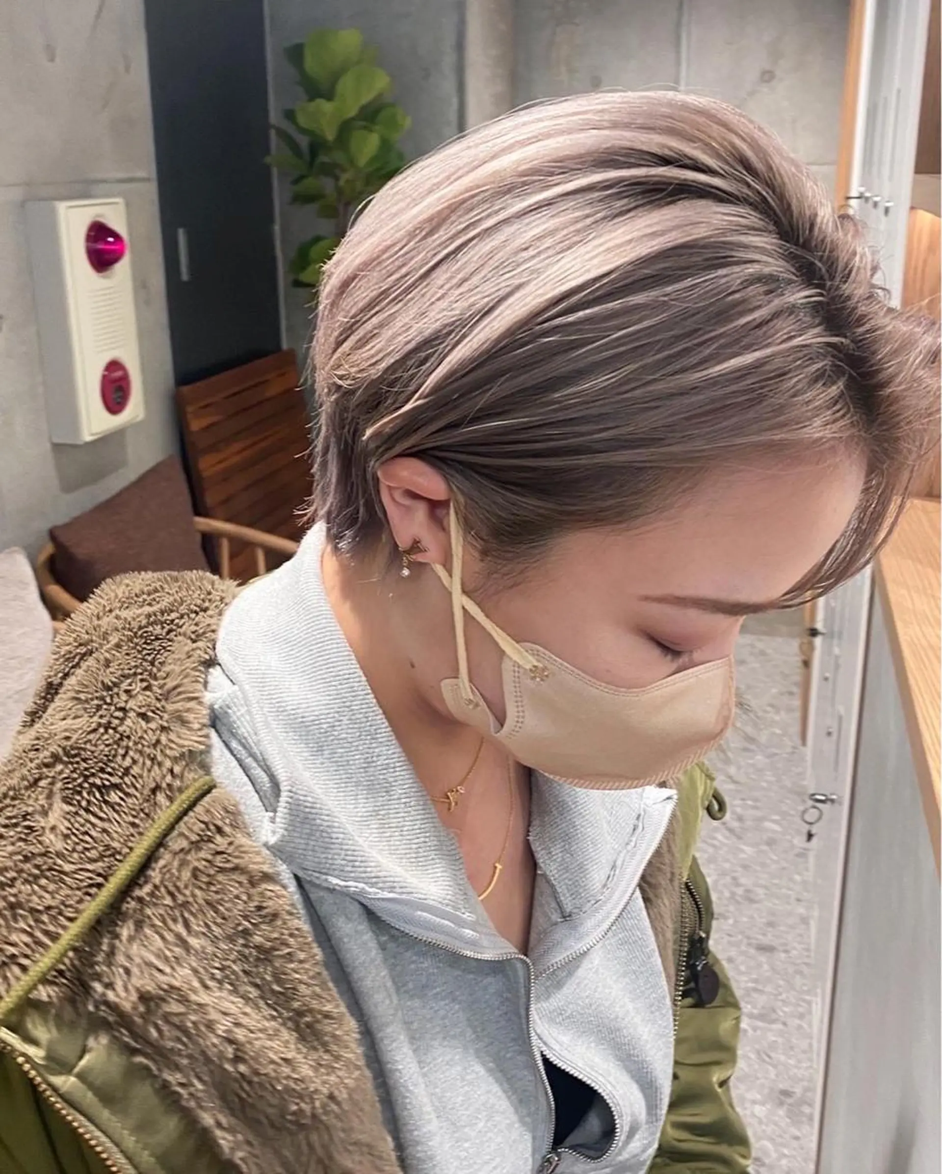 カラー ﾃﾞｻﾞｲﾝｶﾗｰ 🤍ｼﾉﾌﾞ🤍のヘアスタイル