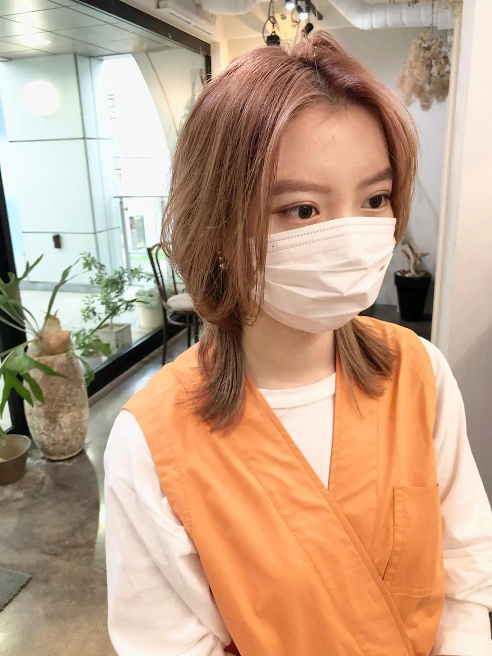 ミディアム ウルフカット カット 千葉 郁也のヘアスタイル