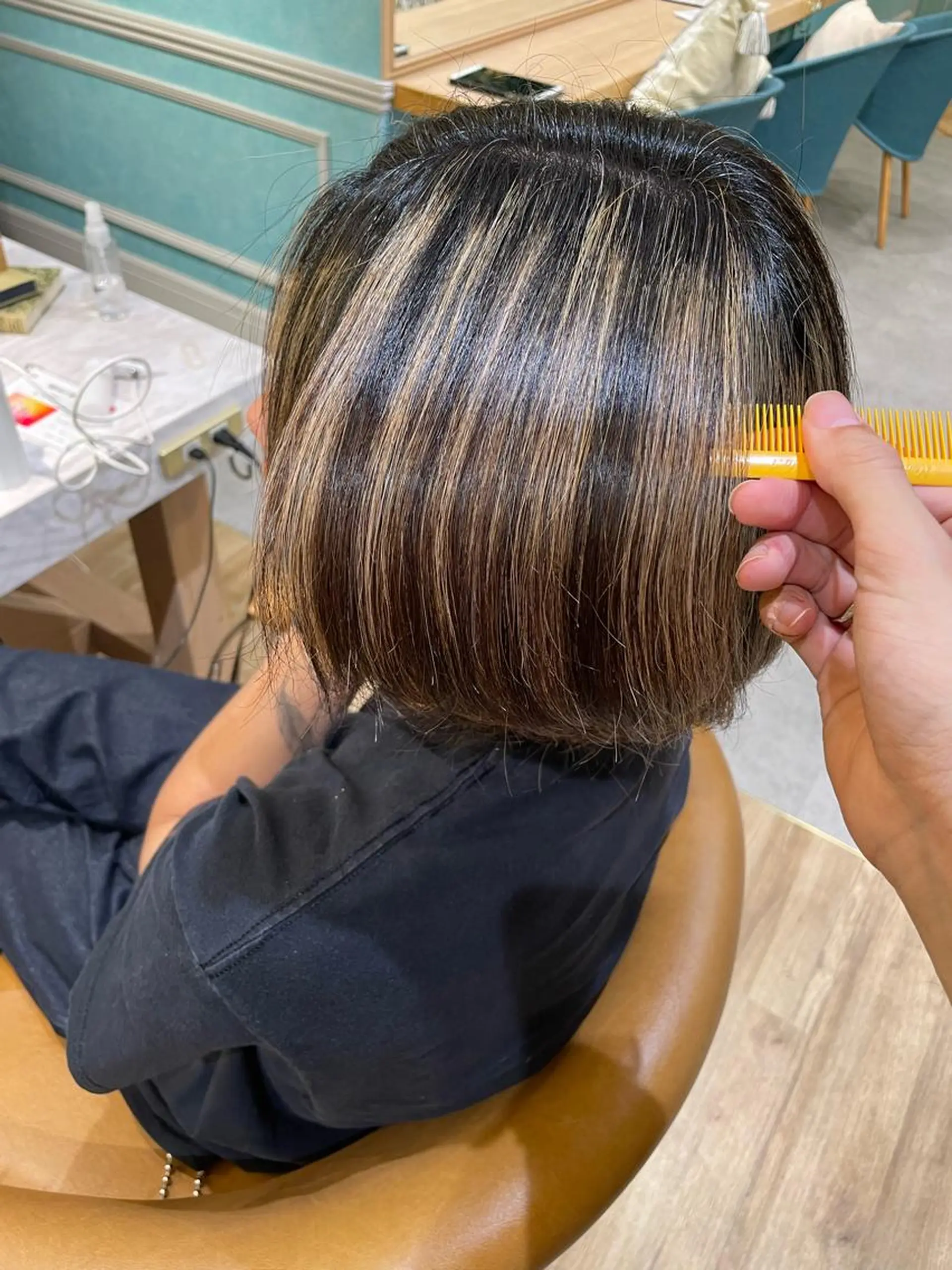 ショート 縮毛矯正　髪質改善 韓国風レイヤー　吉田のヘアスタイル