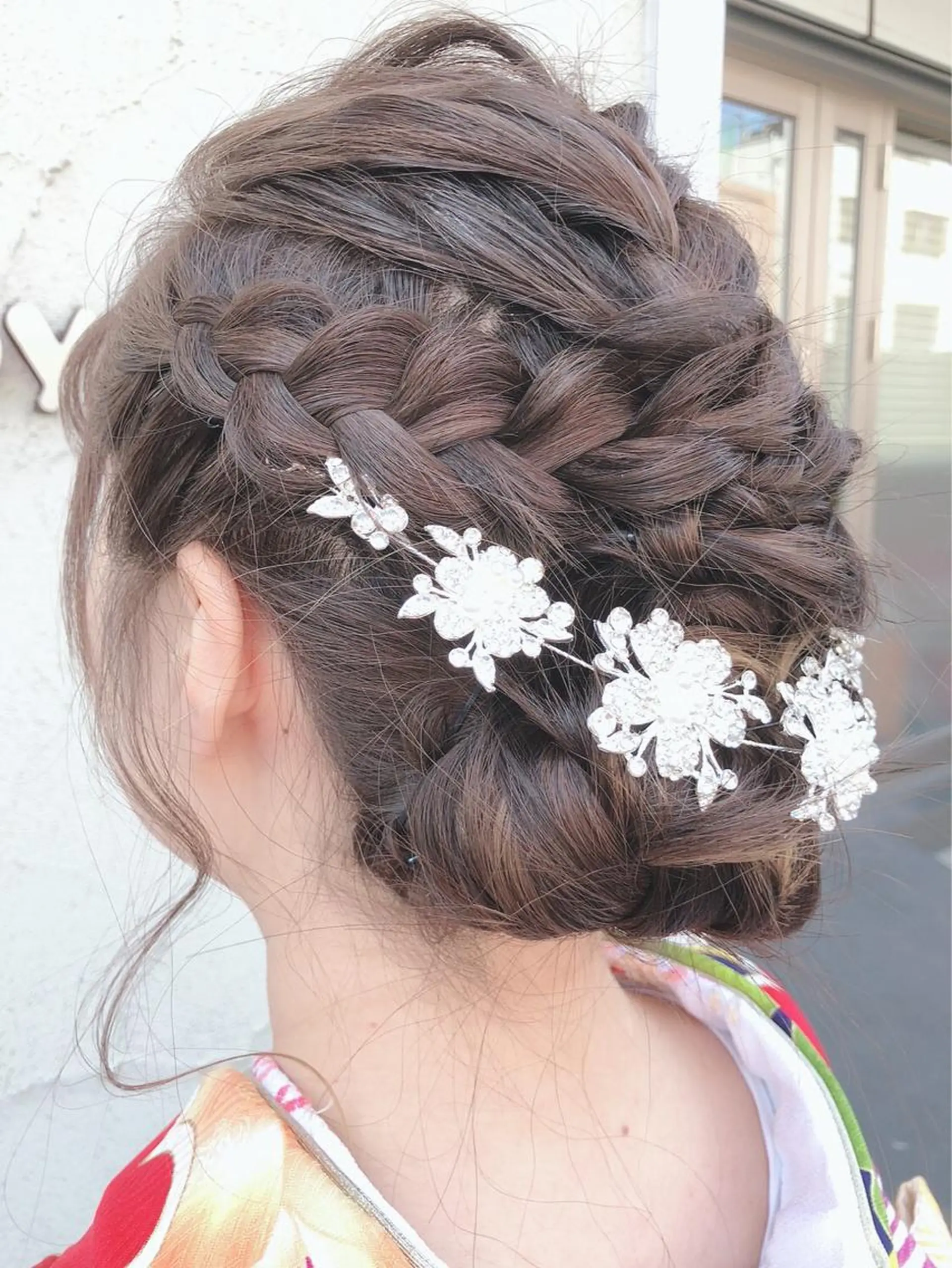 セミロング ヘアアレンジ Baby Step ウエノのヘアスタイル