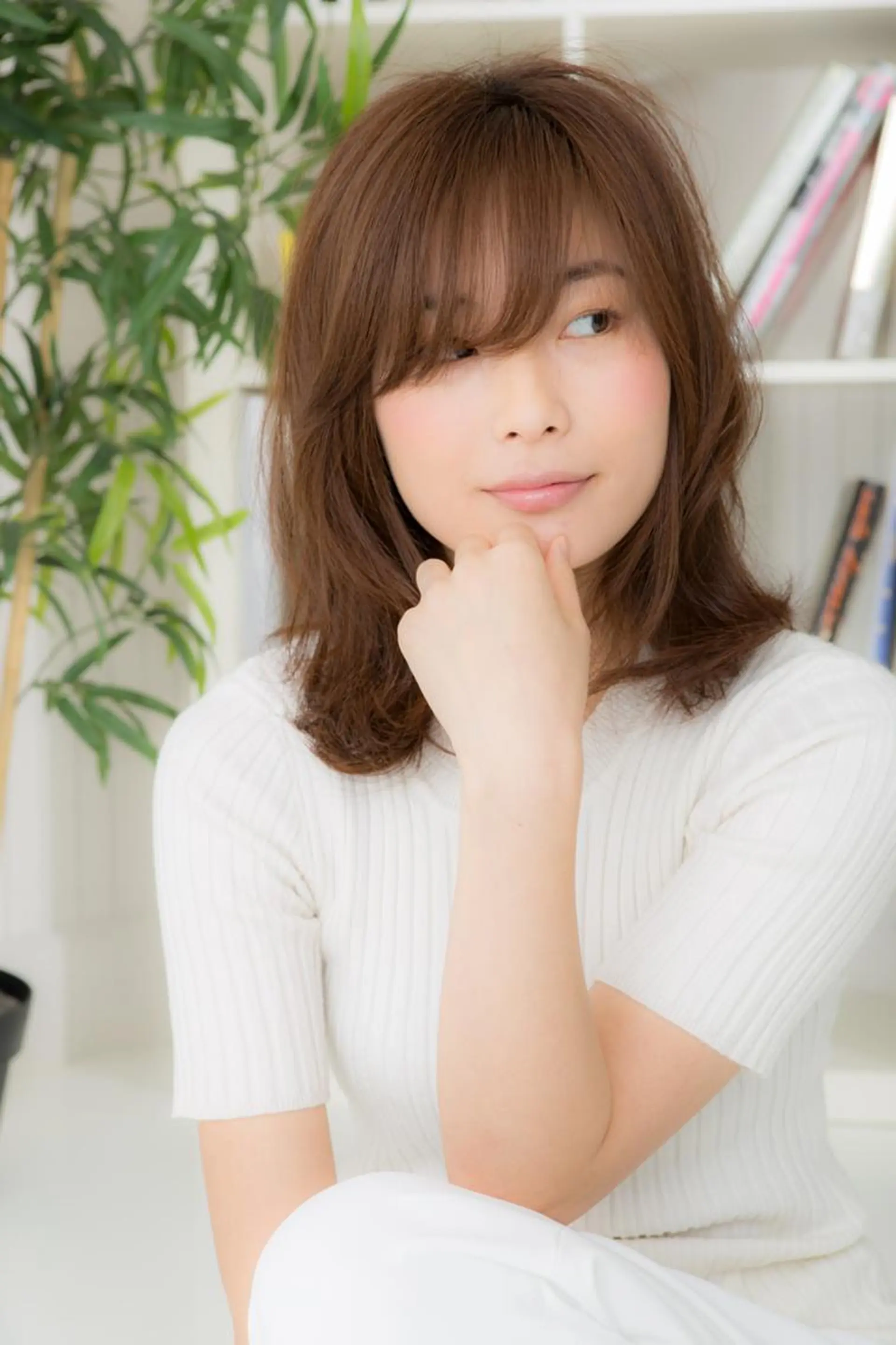 カラー パーマ チーフデザイナー 西川凌史のヘアスタイル