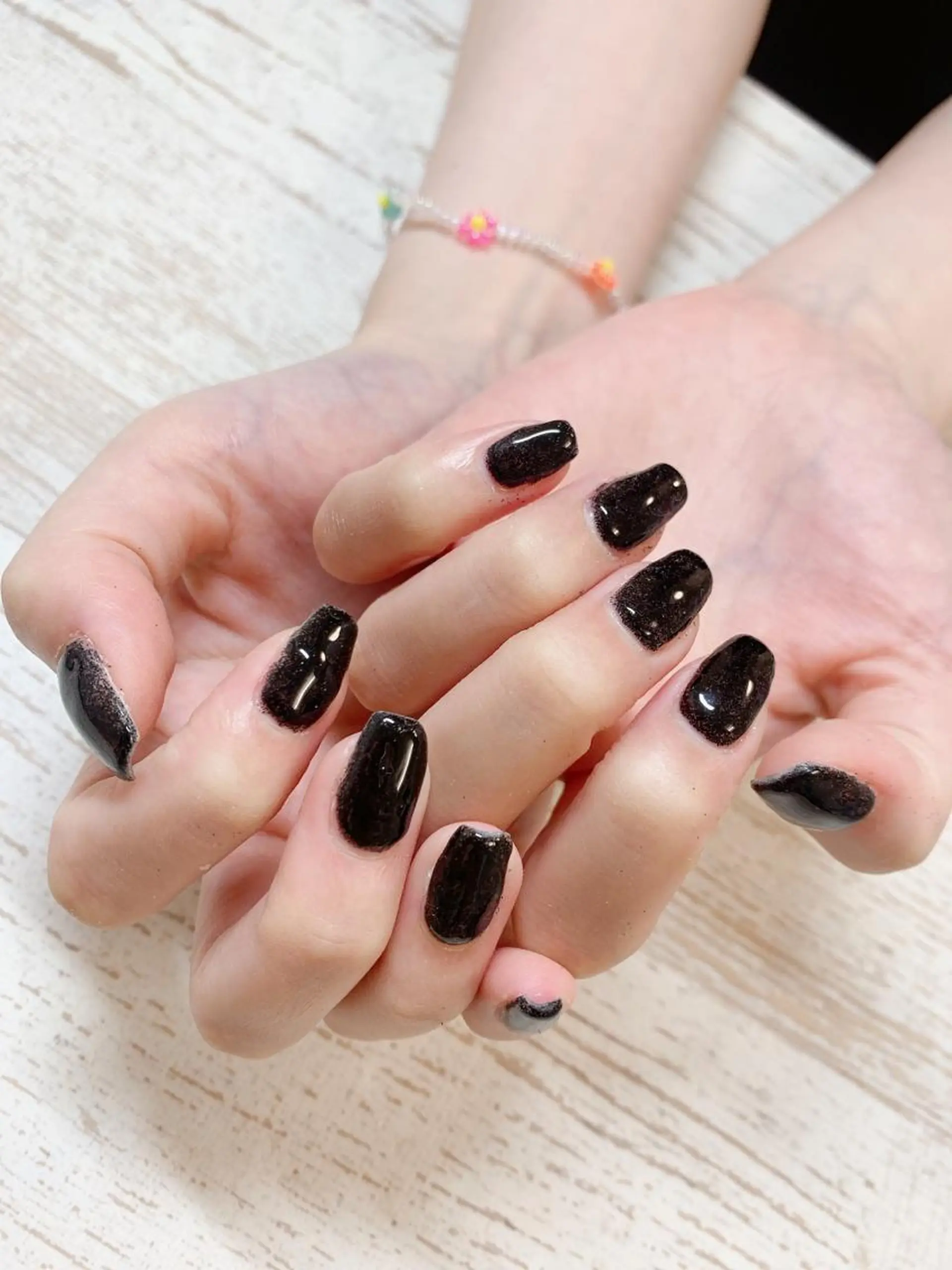 ネイル ラメ(グリッター) ワンカラーネイル ハンドネイル Story nail所属・Story nail Sakuraのネイルデザイン