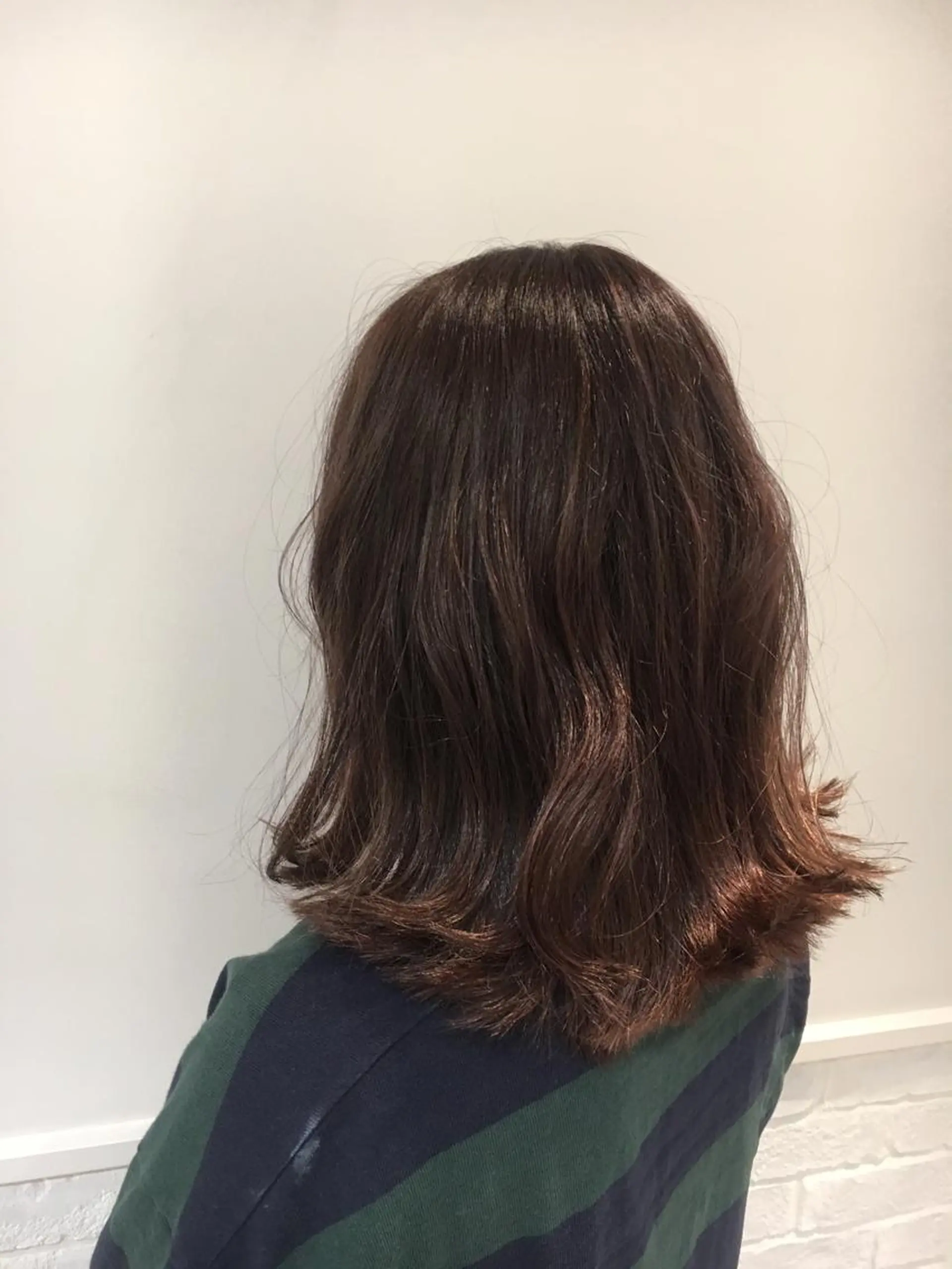 カラー ブラウンカラー モカブラウン 江原 彩華のヘアスタイル