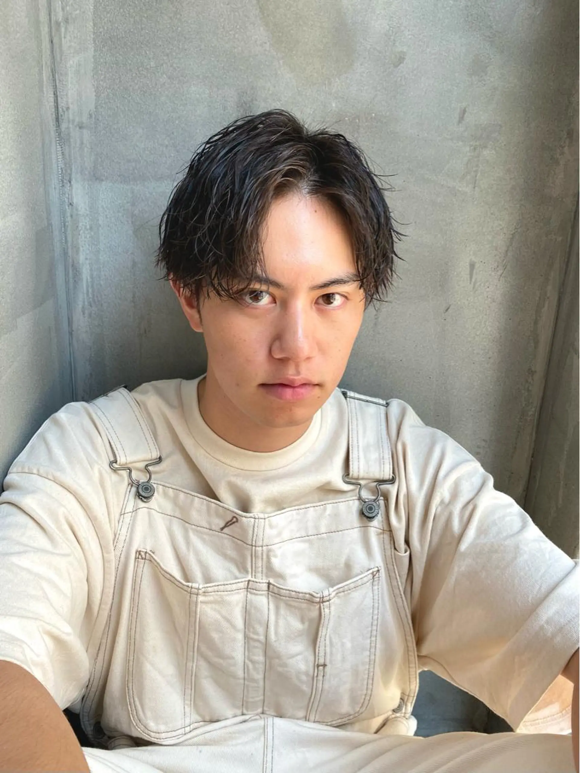 ショート パーマ メンズ カット パーマ Agu hair lore沼館店所属・八戸パーマ/メンズパ ーマ/シンゴ。のヘアスタイル