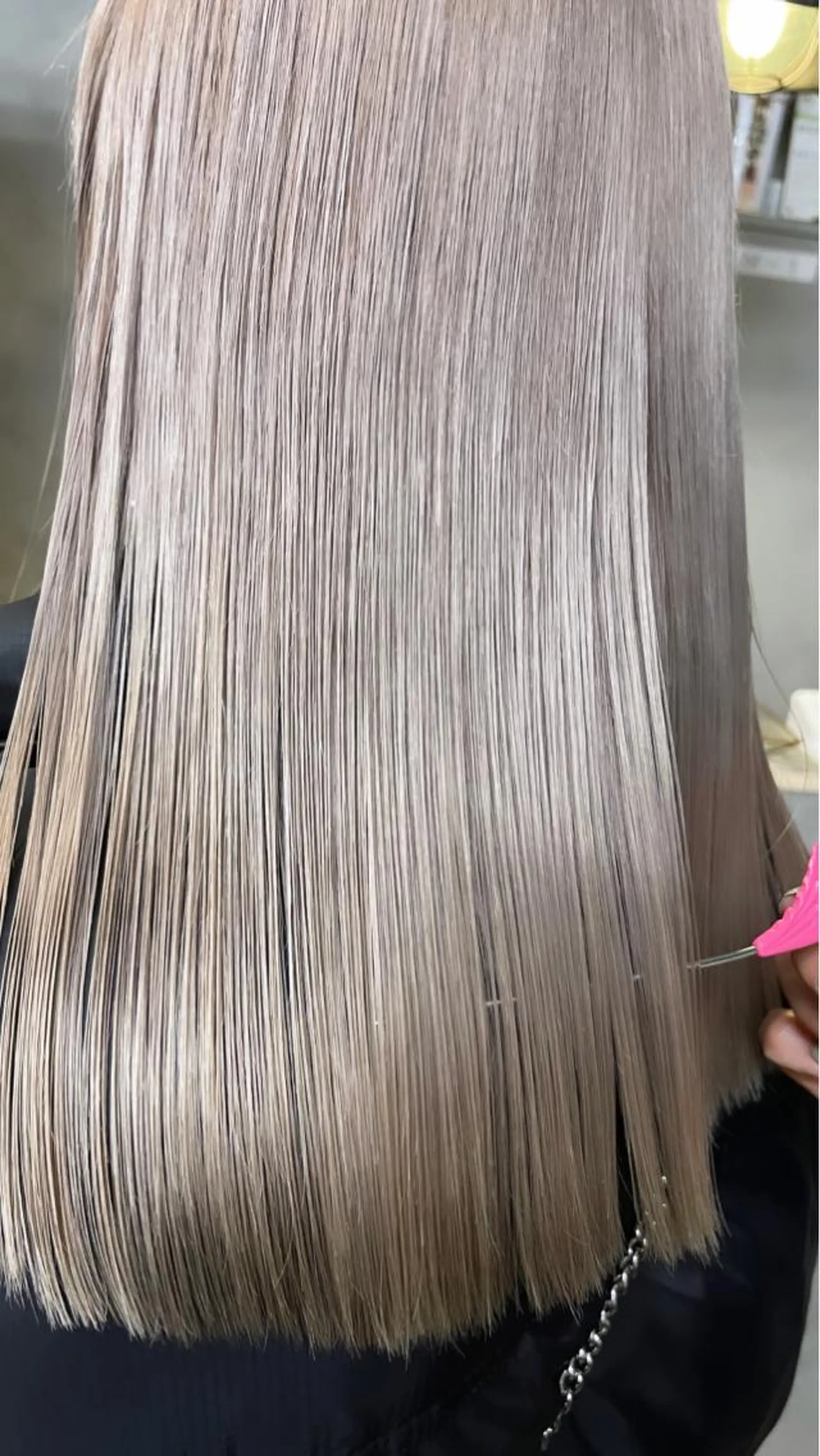 ロング カラー ヘアカラー トリートメント Haru/THREE …by velvetのヘアスタイル