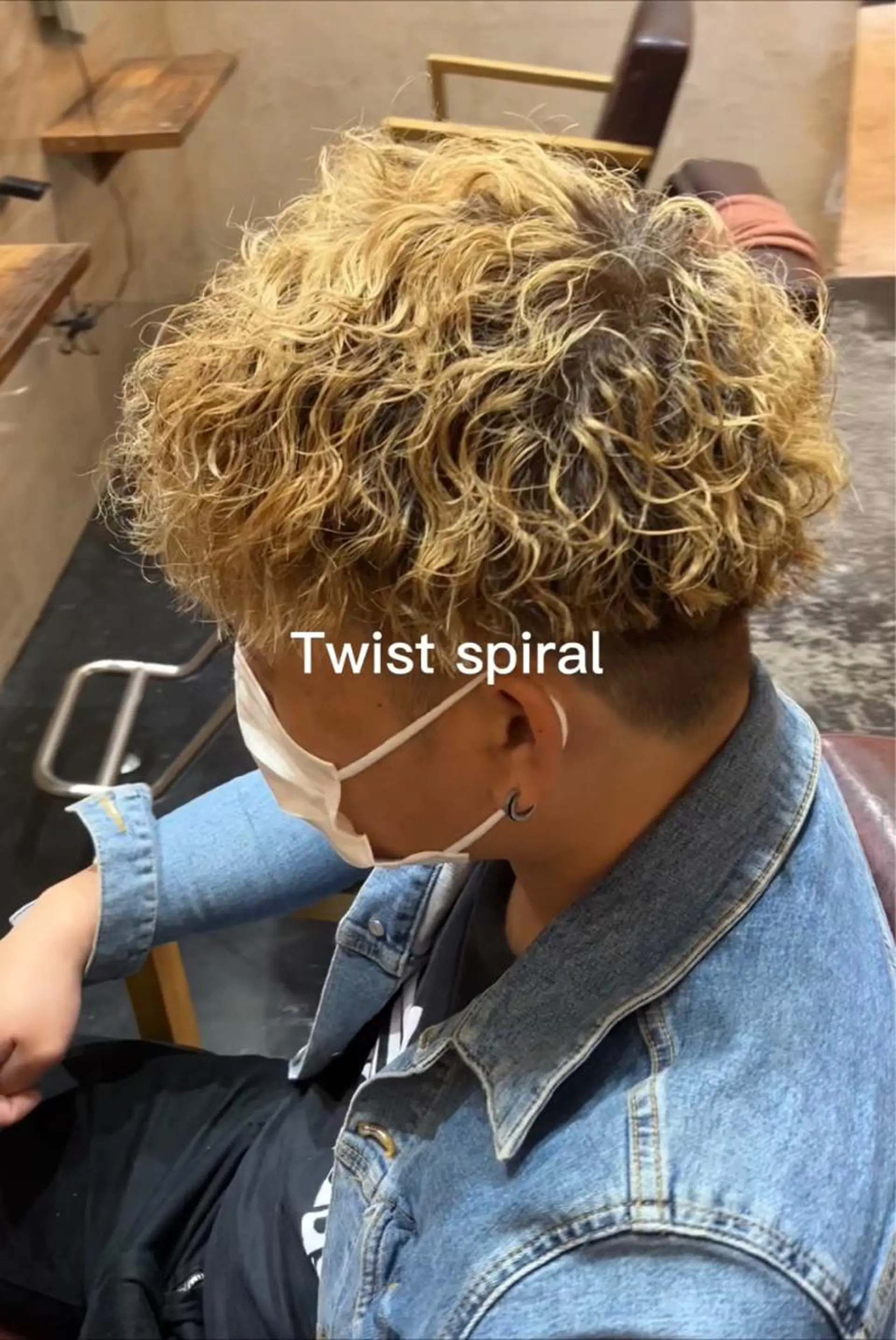 パーマ メンズ メンズ特化/パーマ/ フェードWATARUのヘアスタイル