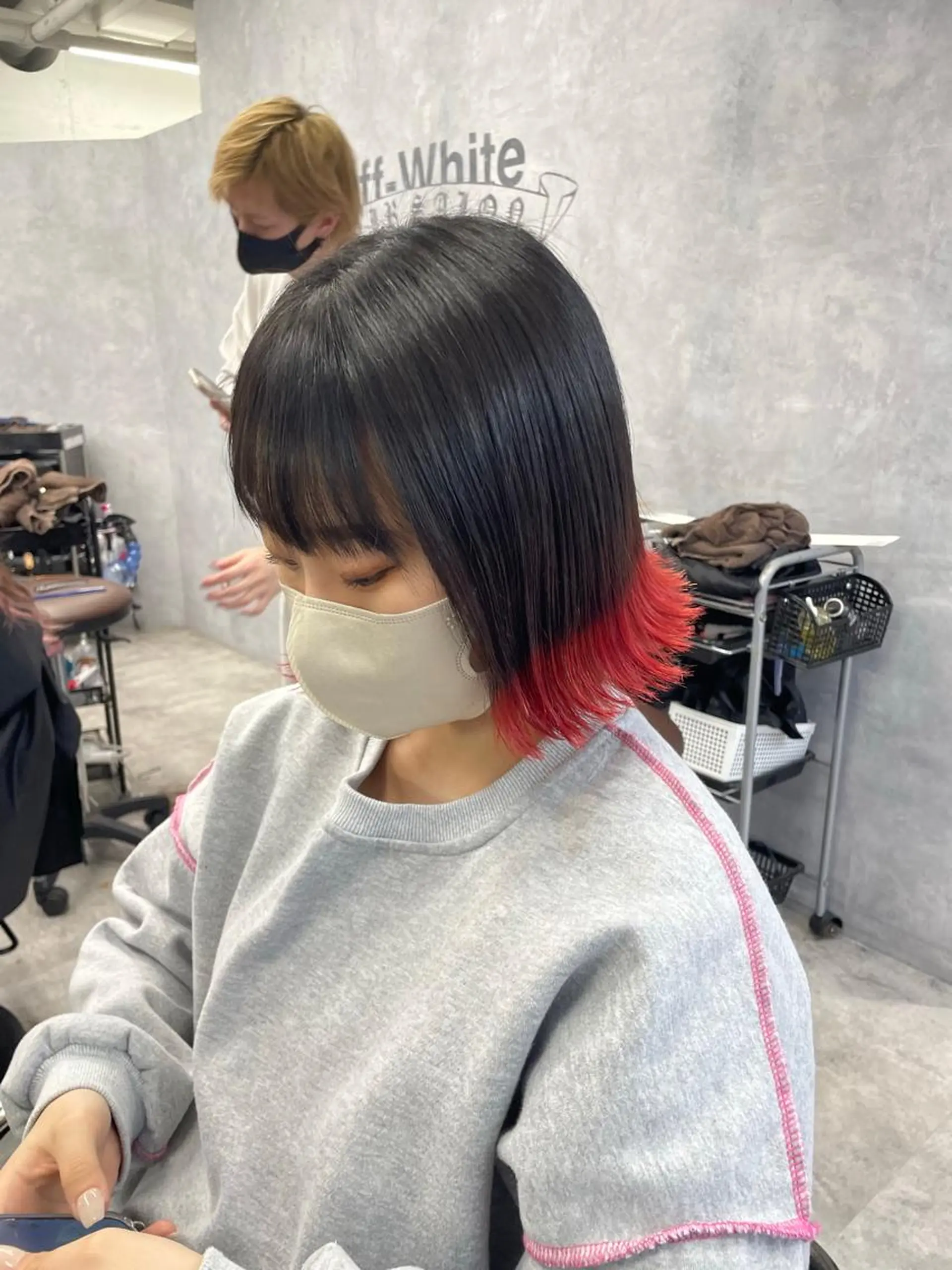 ミディアム Cielro【 シェイロ 】所属・Cielro/ダブル カラー/西田咲希のヘアスタイル