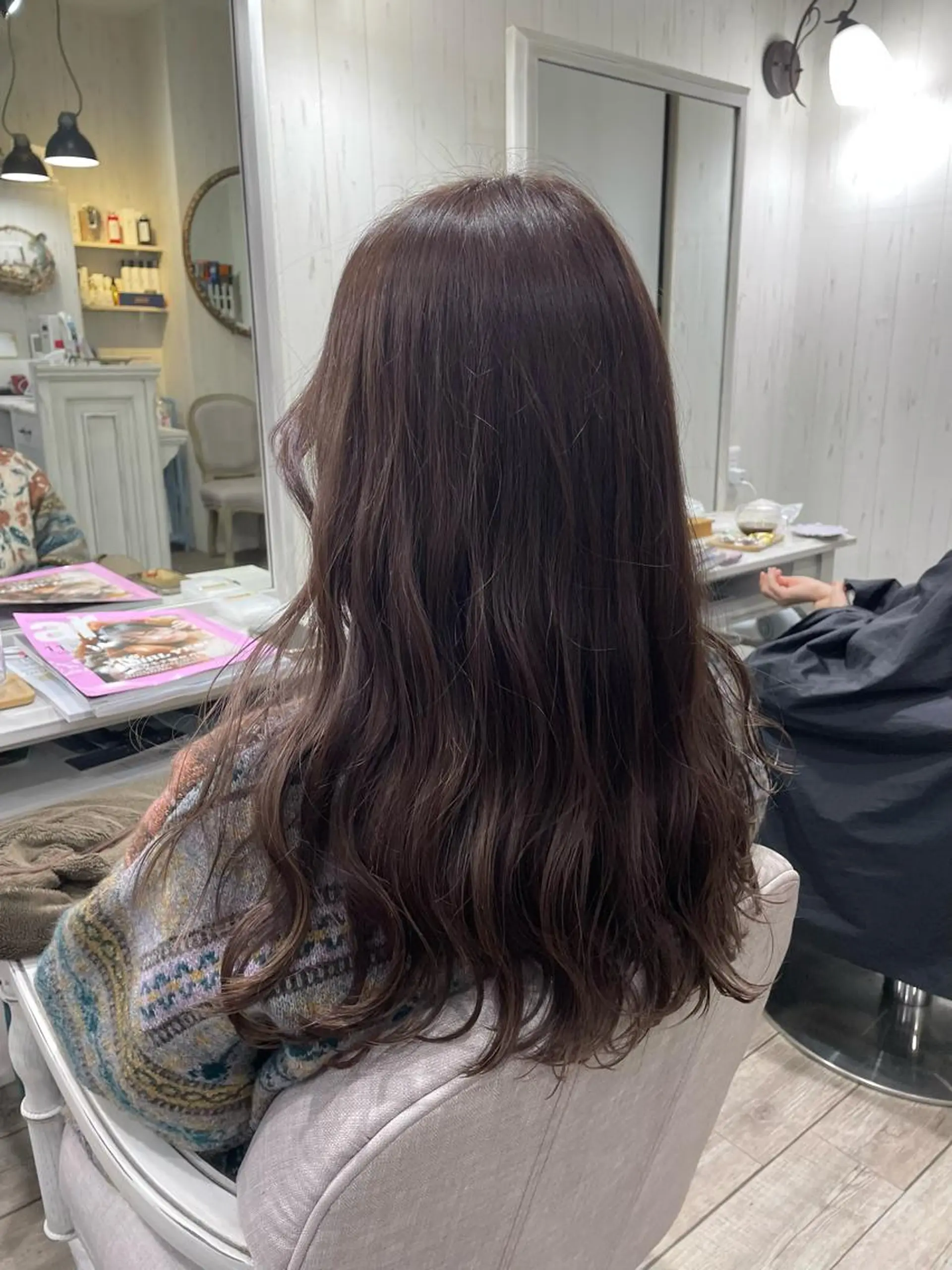 ロング ネモトメイナ🌿 今月末で退職しますのヘアスタイル