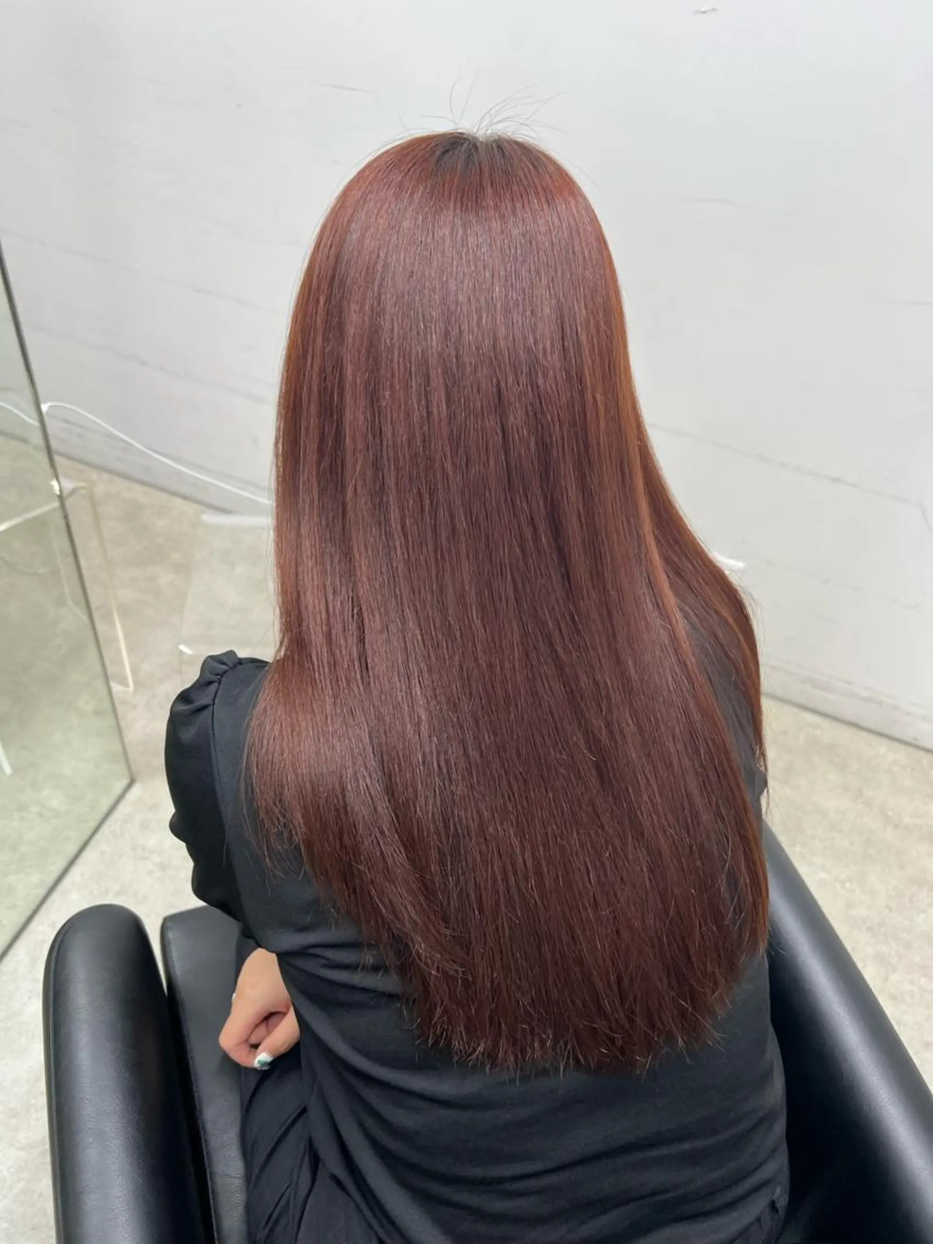 セミロング カラー パーマ ヘアアレンジ メンズ キッズ ネイル マツエク・マツパ アイブロウ メンズブリーチ メンズインナーカラー 黒髪 ブリーチ ブルーカラー 韓国風レイヤーカット グレージュ/大希のヘアスタイル