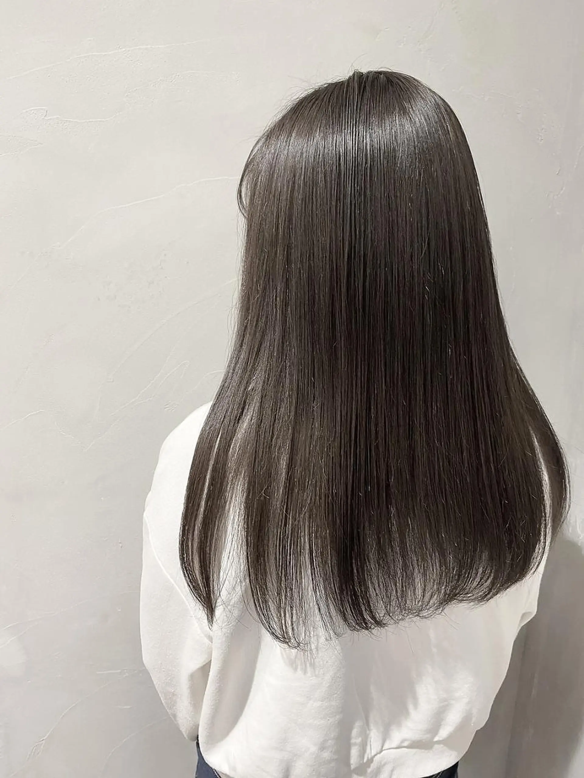 カラー セミロング ベージュカラー ANGELICA 近鉄奈良店のヘアスタイル