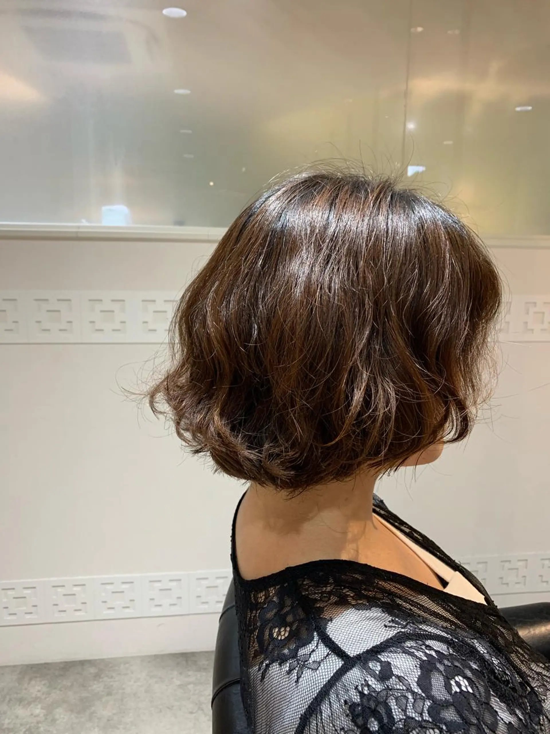 ミディアム パーマ 中島 直哉のヘアスタイル