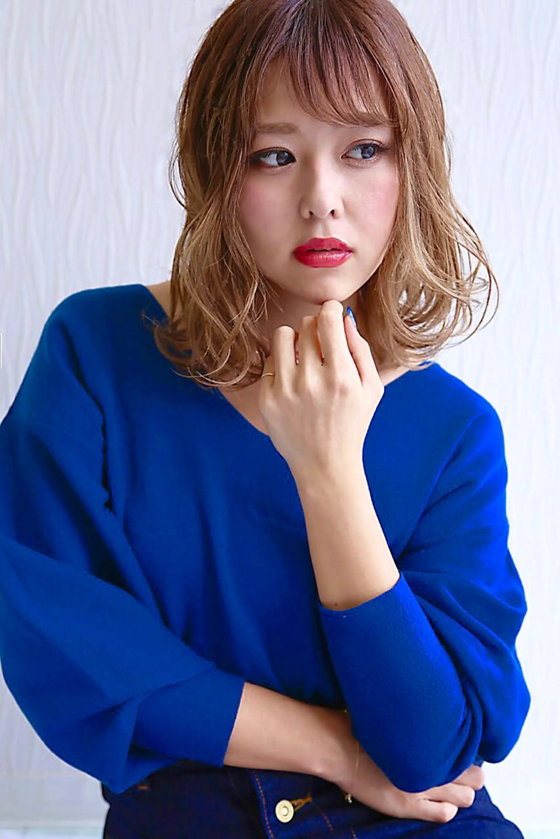 ミディアム nolla(ノーラ)所属・YOKOI SHINJIのヘアスタイル