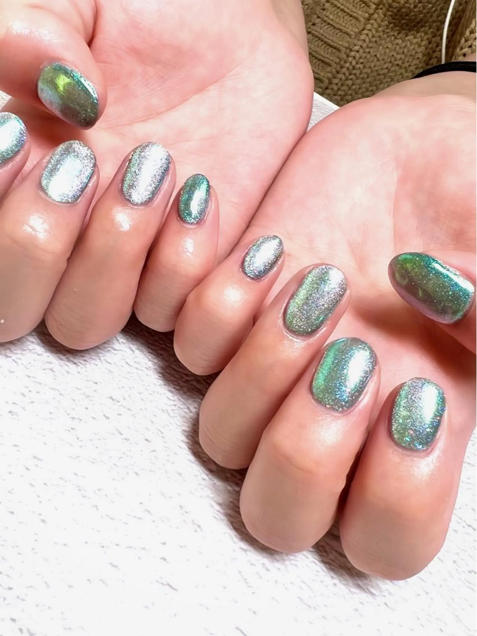 ネイル アートネイル ジェルネイル ロングネイル マグネットネイル ニュアンスネイル ハンドネイル clover nailのネイルデザイン