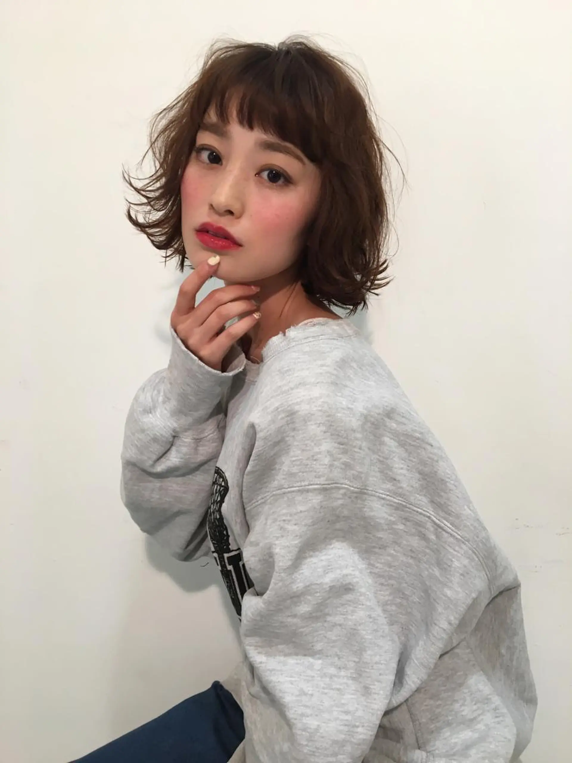 ショート 店長/mao/ 前髪/顔周りカットのヘアスタイル