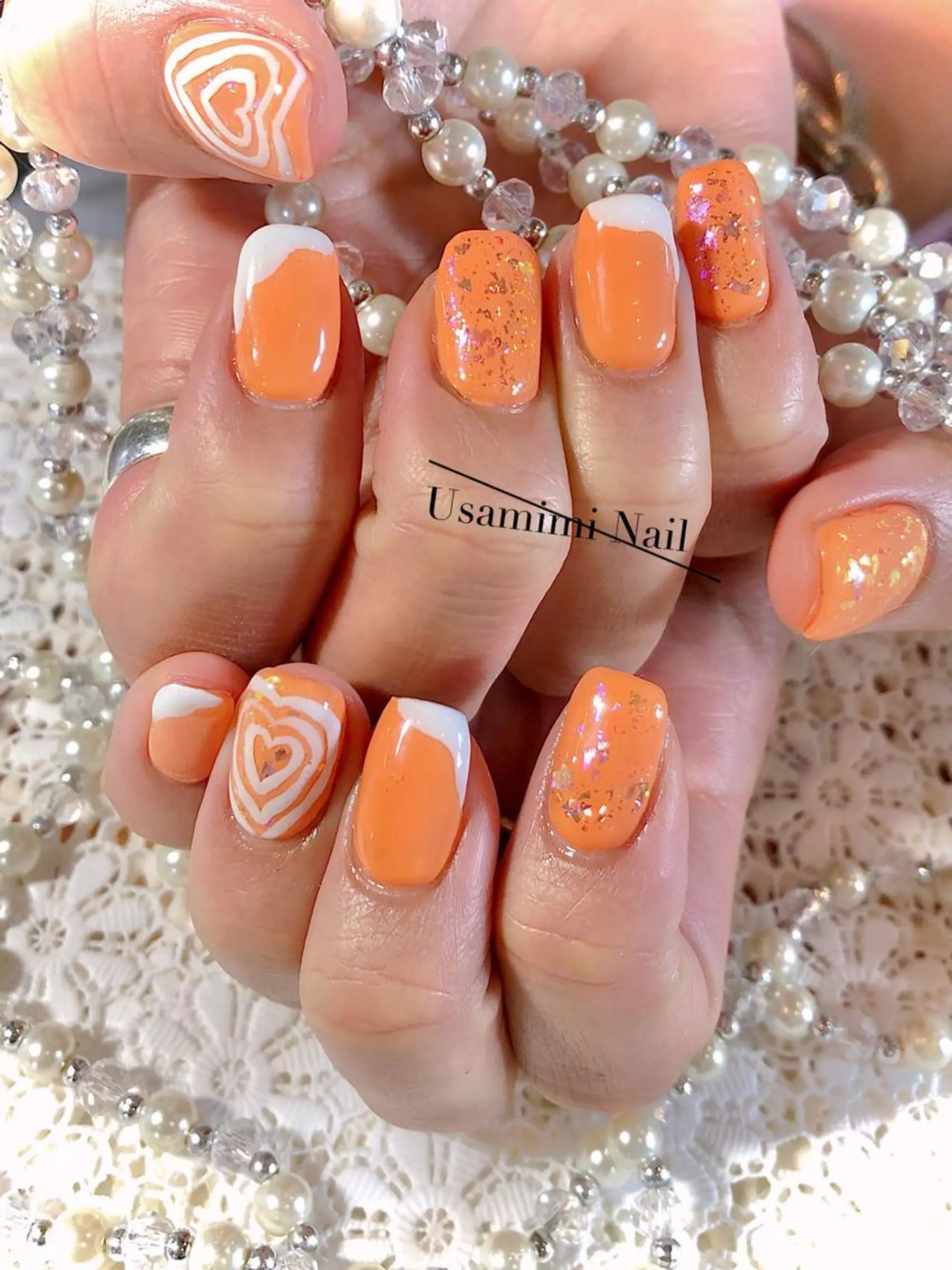 ネイル ハンドネイル USAMiMi 🐰💕のネイルデザイン