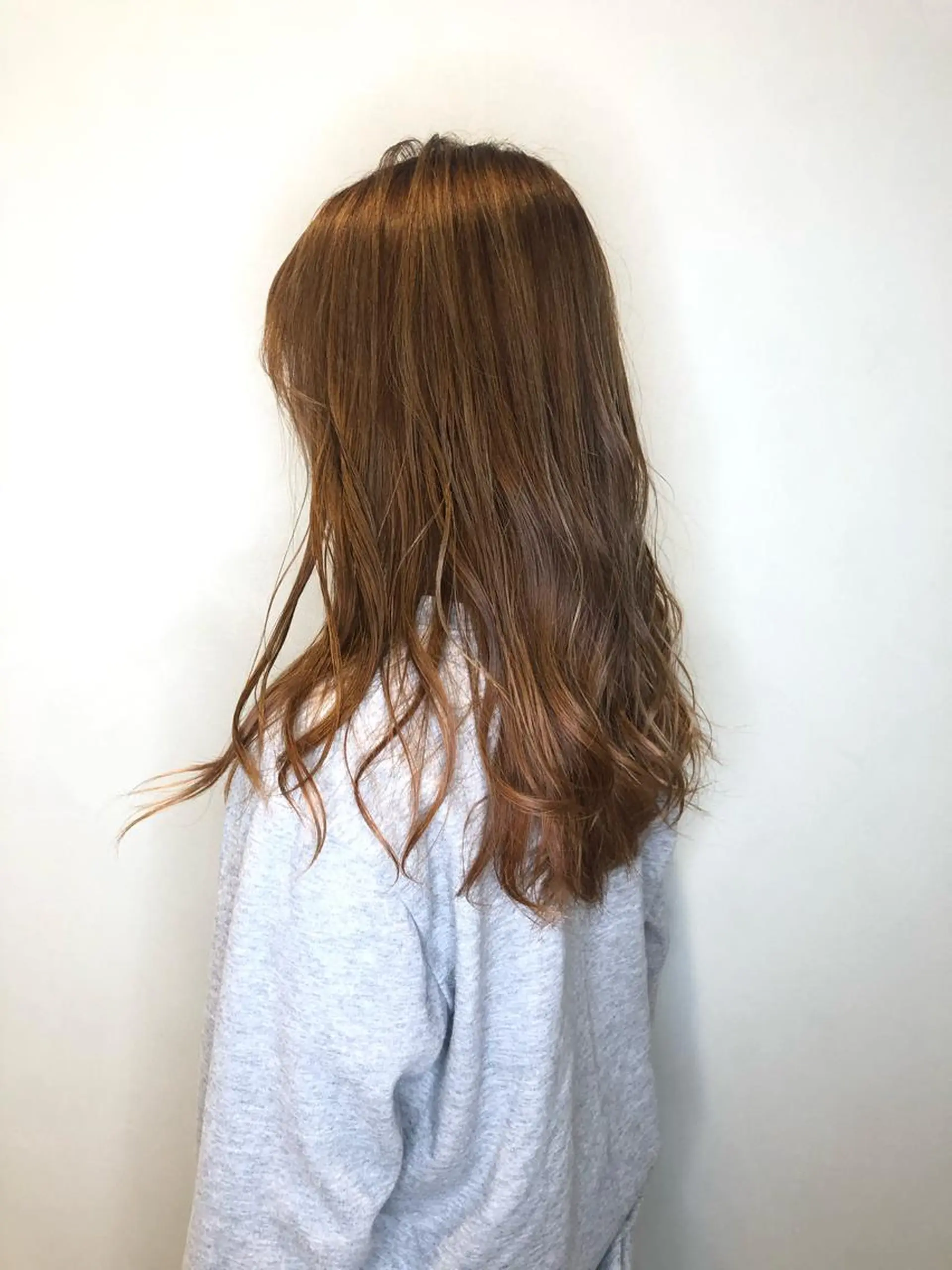 セミロング カラー 💎エクステ専門店 BIZE梅田🇰🇷のヘアスタイル