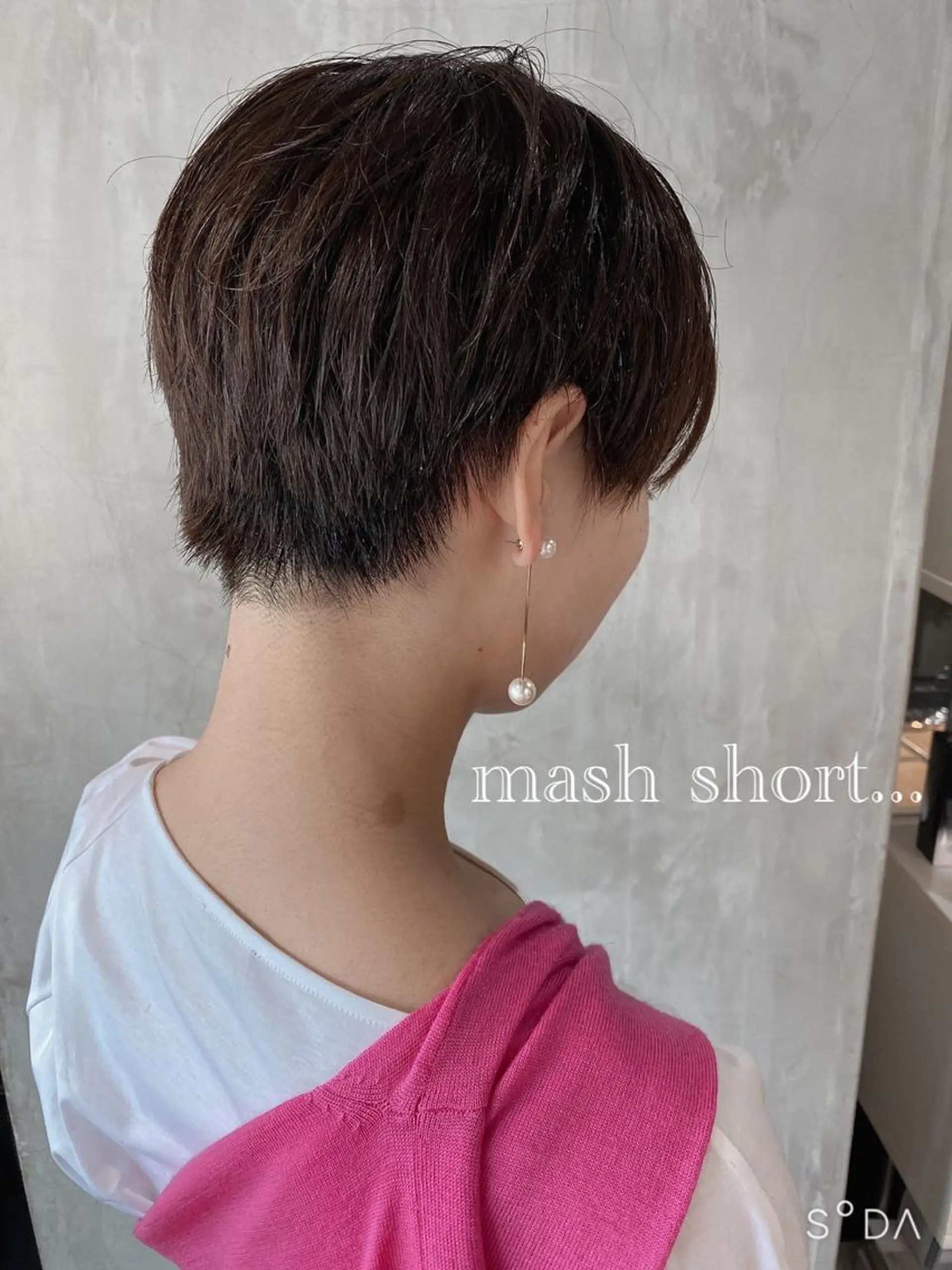 ショート カラー ヘアアレンジ stylist/蛯谷 珠里のヘアスタイル