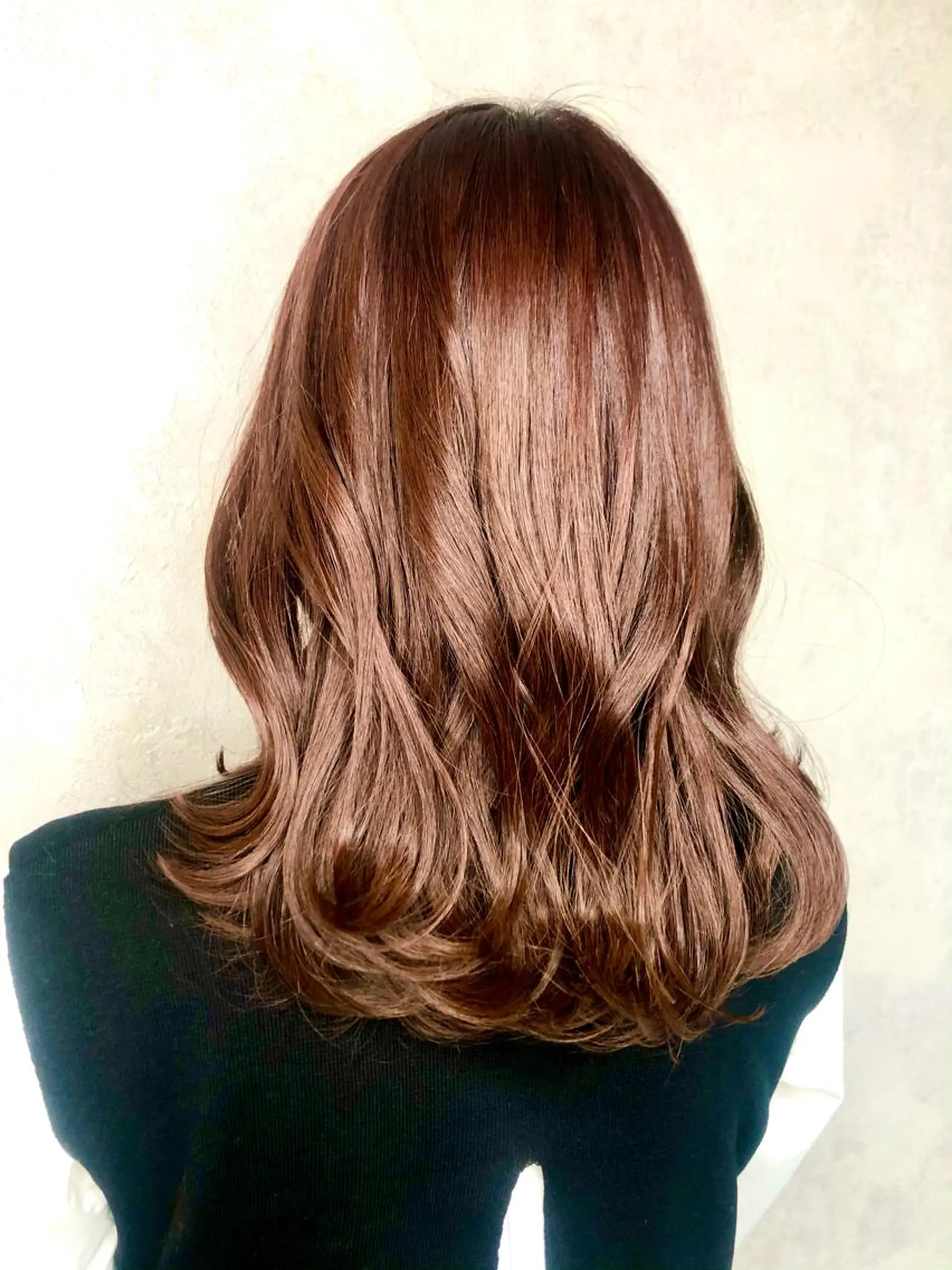 ミディアム 韓国風ヘア 💗艶カラー💗 CECILのヘアスタイル