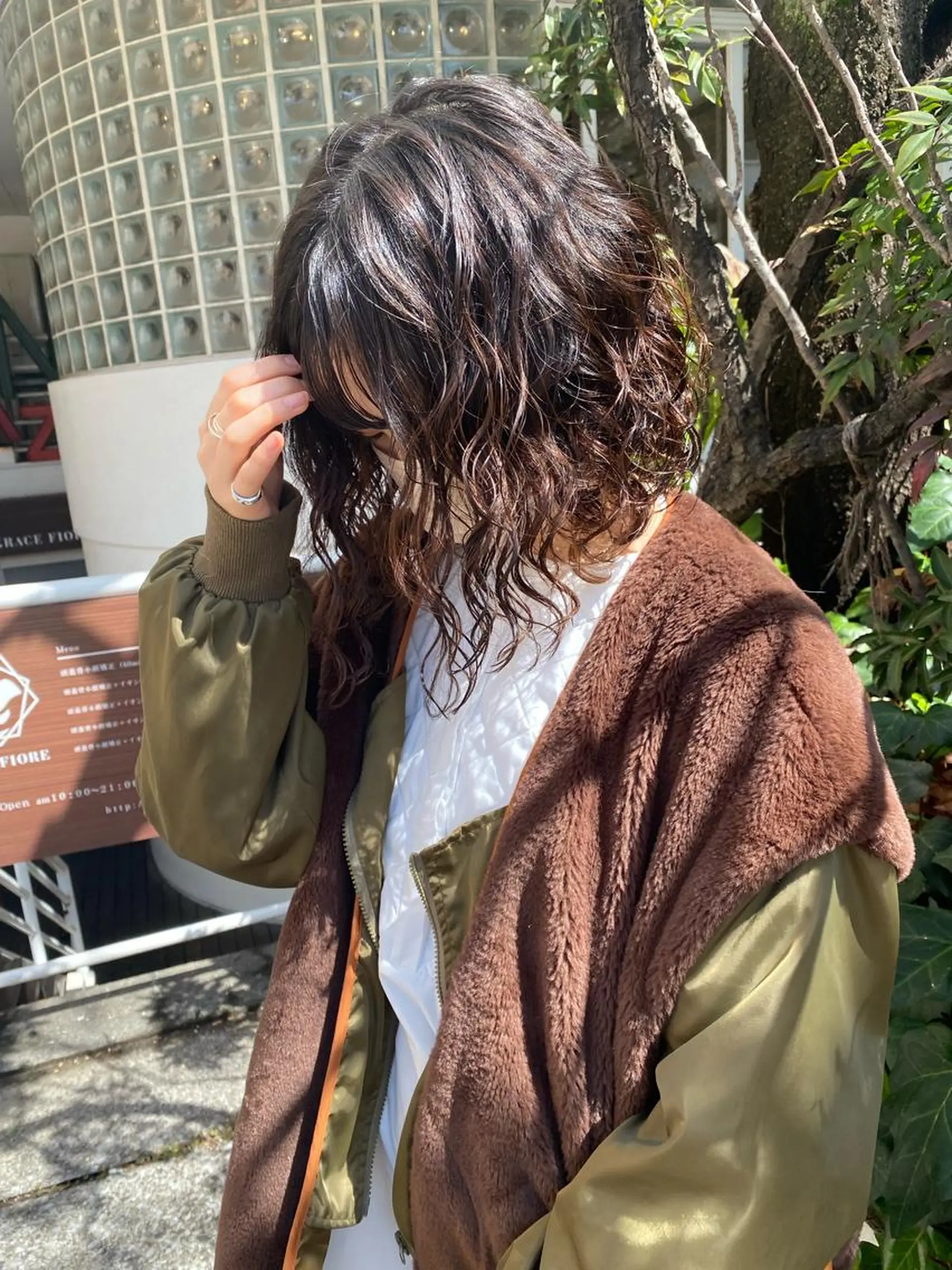 ミディアム パーマ お任せヘア☘️☘️ 及川渚のヘアスタイル