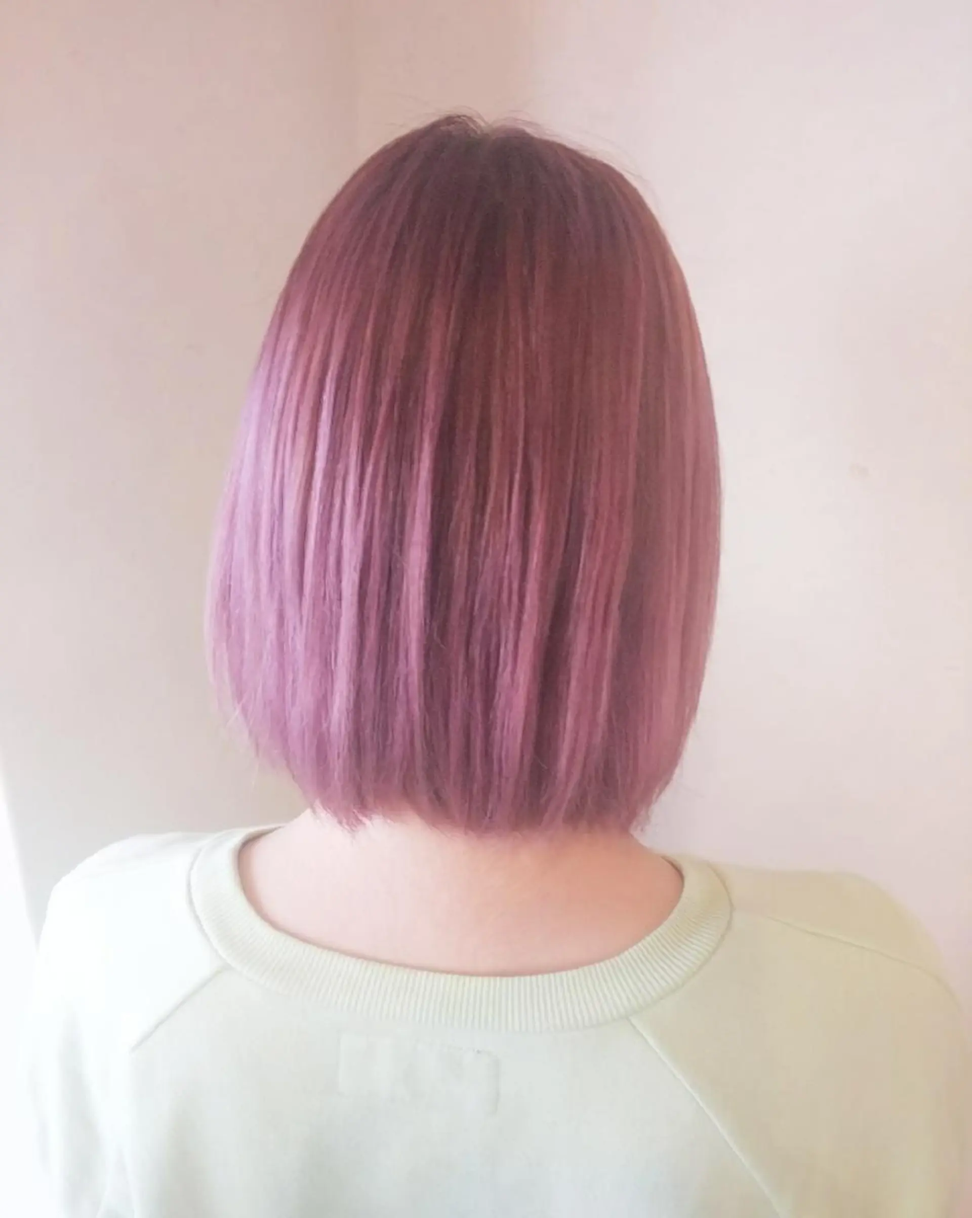 ミディアム カラー ピンクカラー JIL BLAN 京都所属・RU RIのヘアスタイル