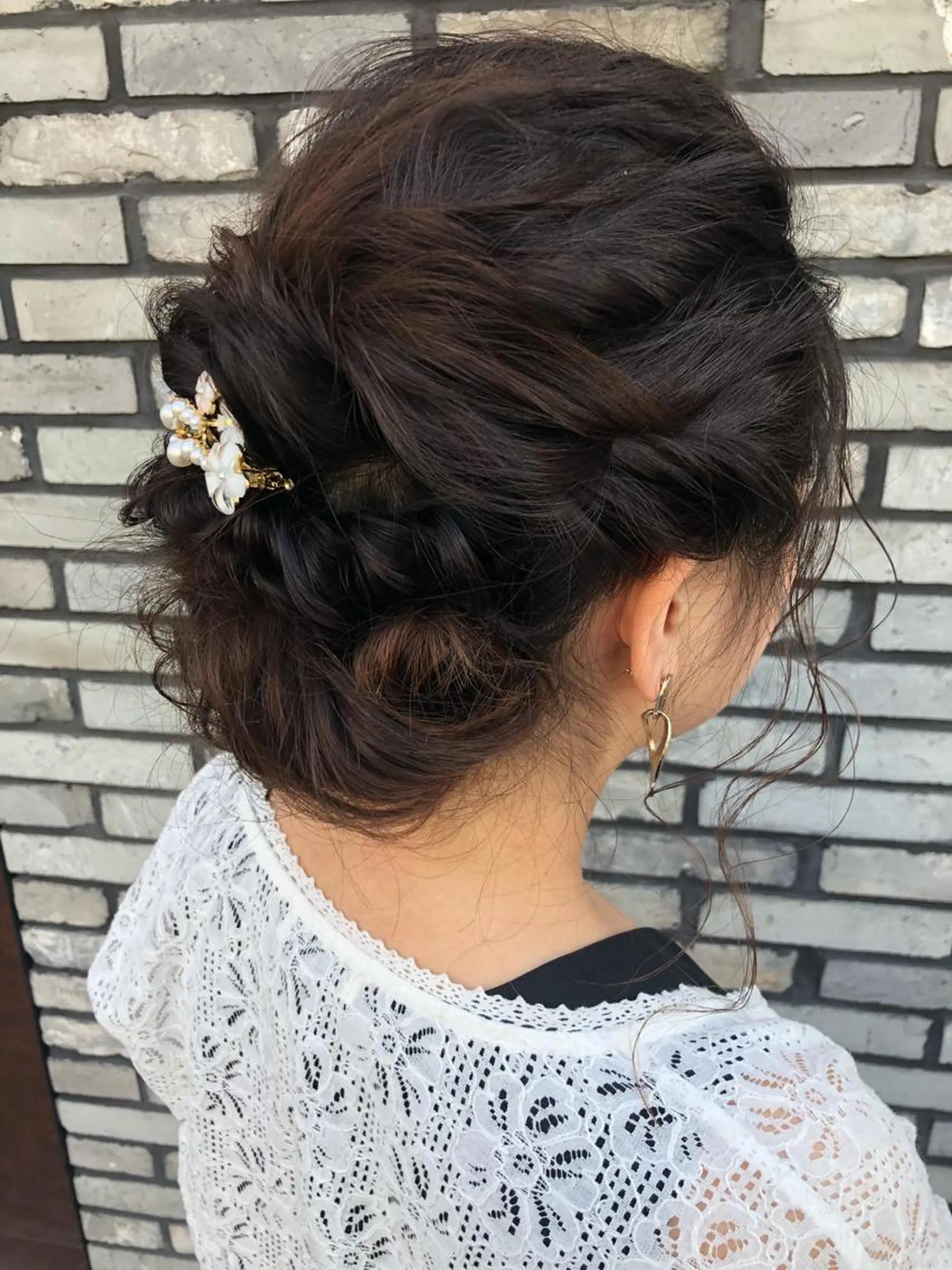 セミロング カラー パーマ ヘアアレンジ 似合わせカット カット 上新庄NO1髪質改善 See.店長深田強のヘアスタイル